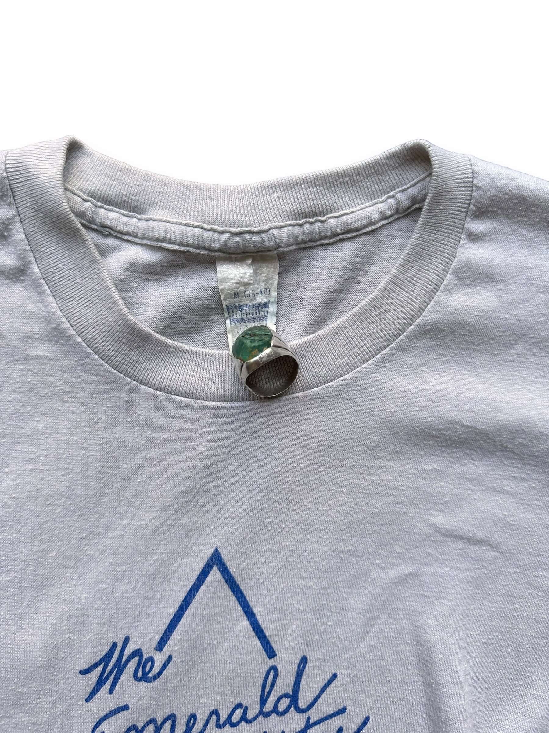 Tag View of Vintage Emerald City Open Water Swim Tee SZ M | Barn Owl Vintage Tees | Vintage Graphic Tees Seattle