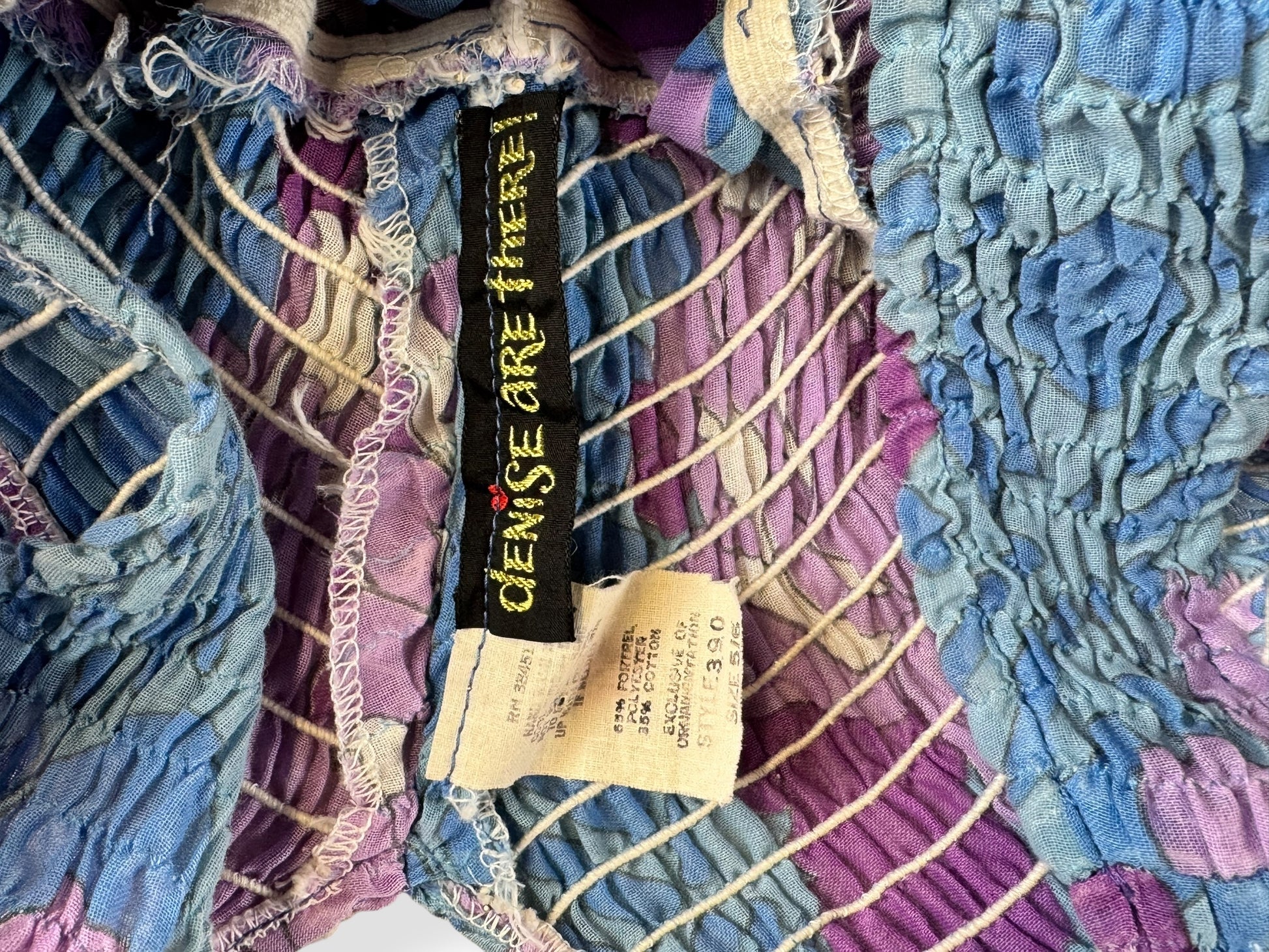 Tag of 1970s Denise Are There! Floral Dress S-M