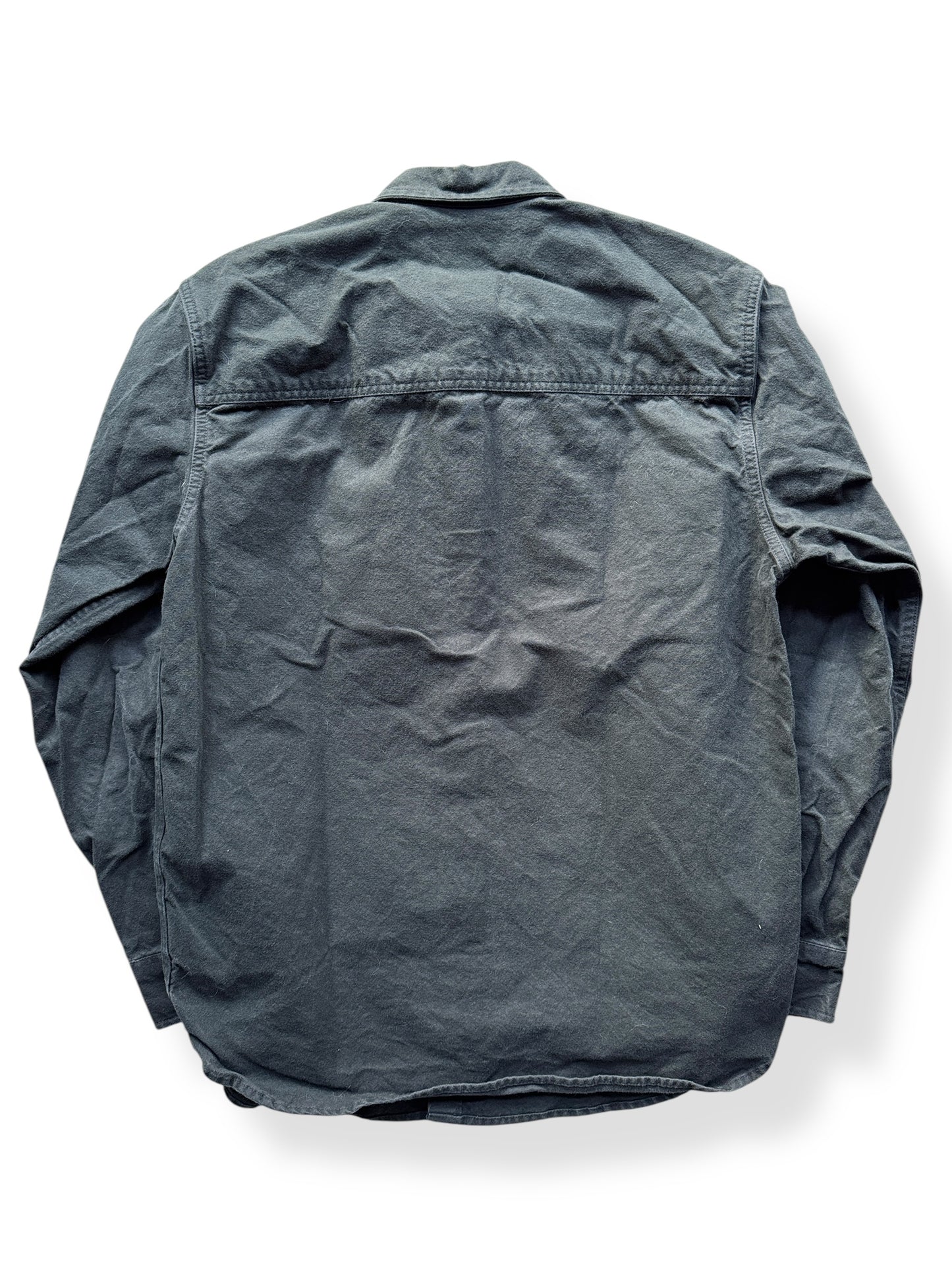 Back of Filson Chamois Cloth Fir Shirt SZ S