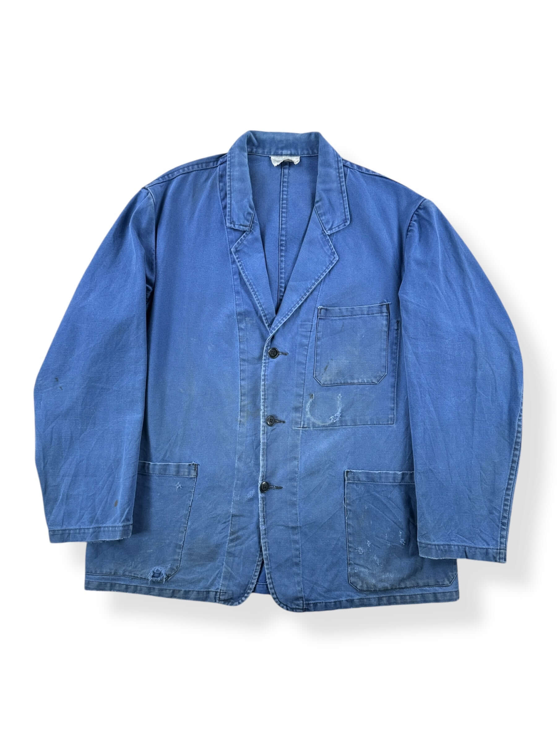 Front of Vintage French Chore Coat SZ L