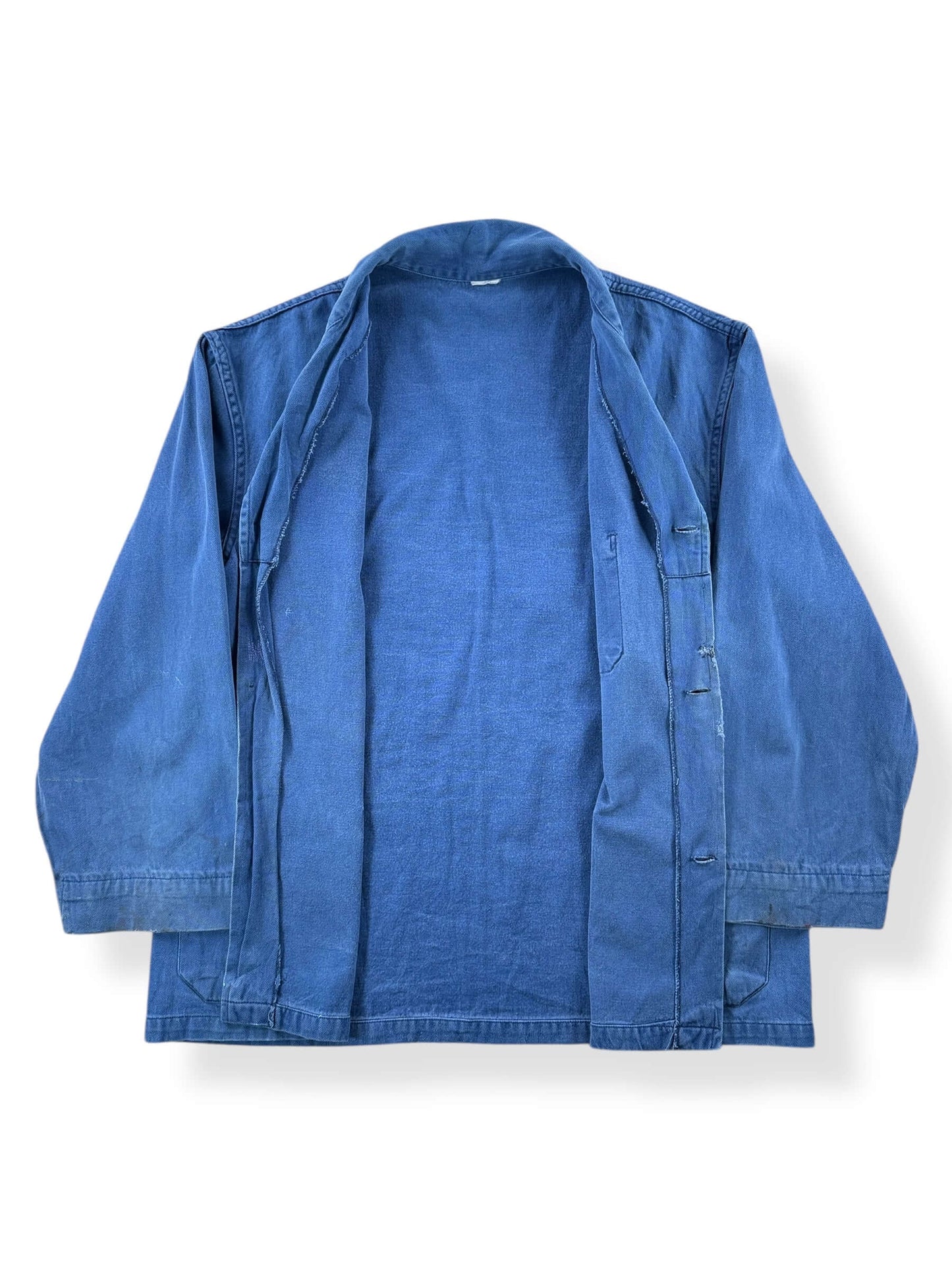 Inside of Vintage French Chore Coat SZ XL