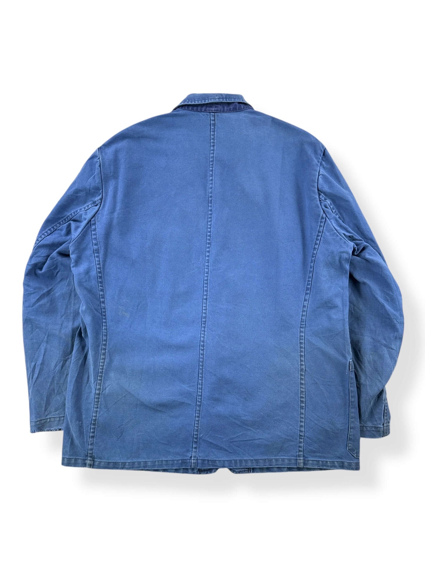 Back of Vintage French Chore Coat SZ L