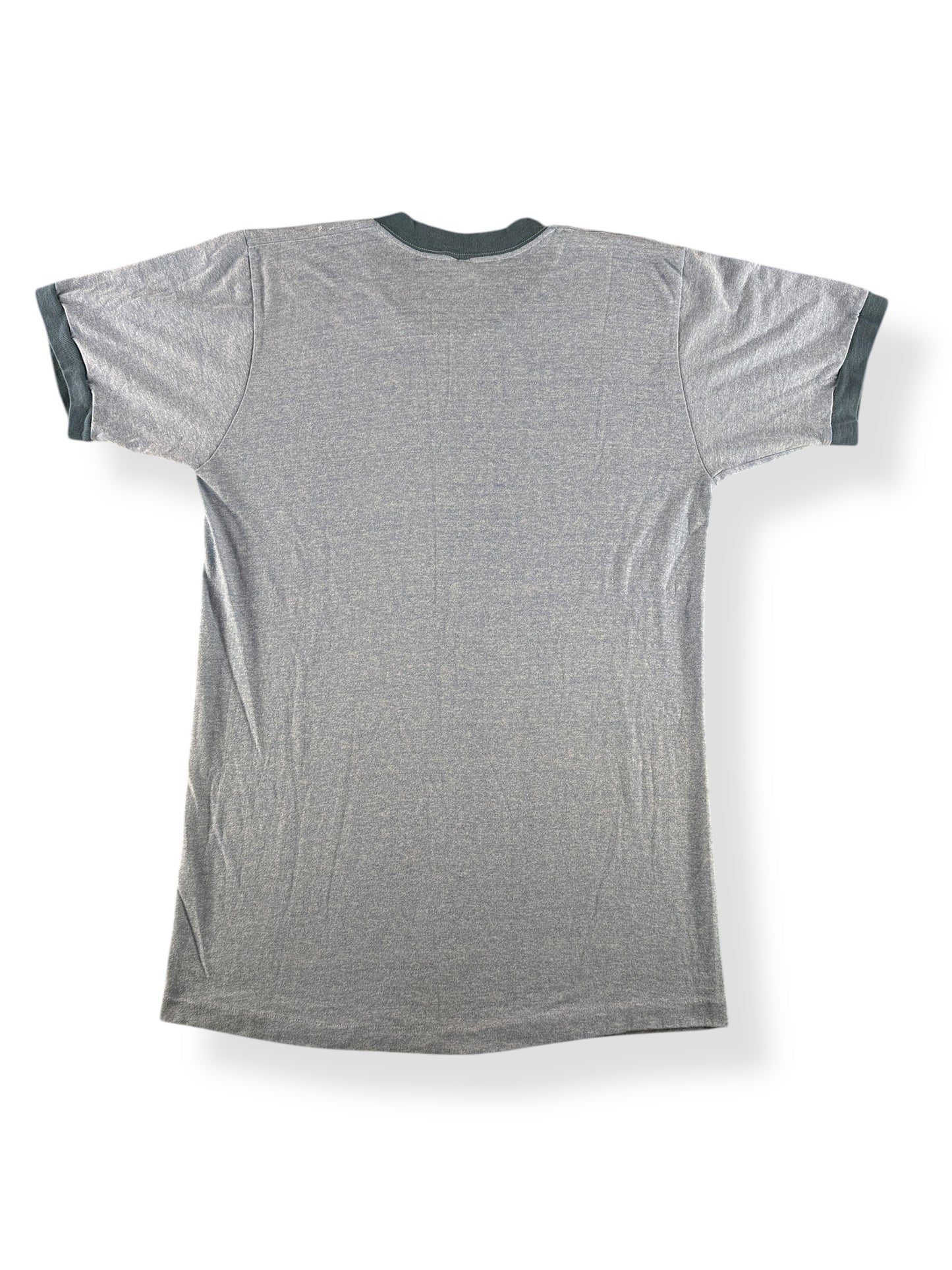 Back of Vintage Towncraft Blue Blank Ringer SZ S