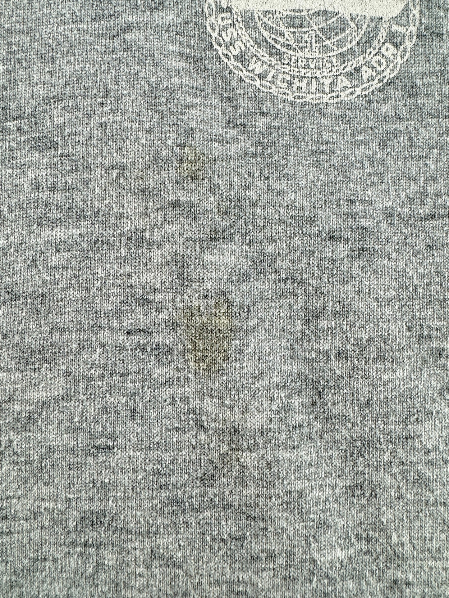 Stain on Vintage USS Wichita Hoodie SZ XL