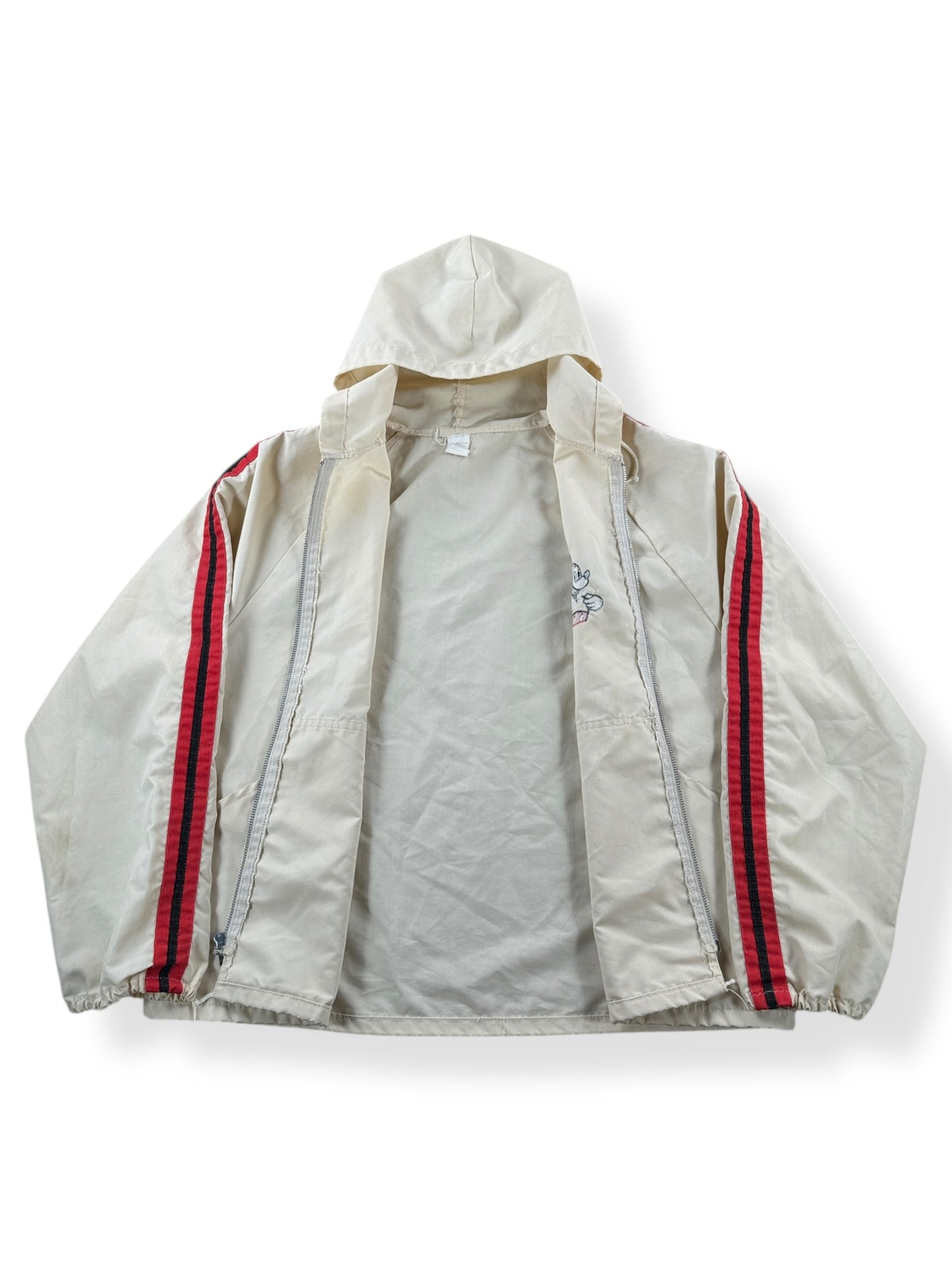 Inside of Vintage Disney Hooded Windbreaker SZ XL