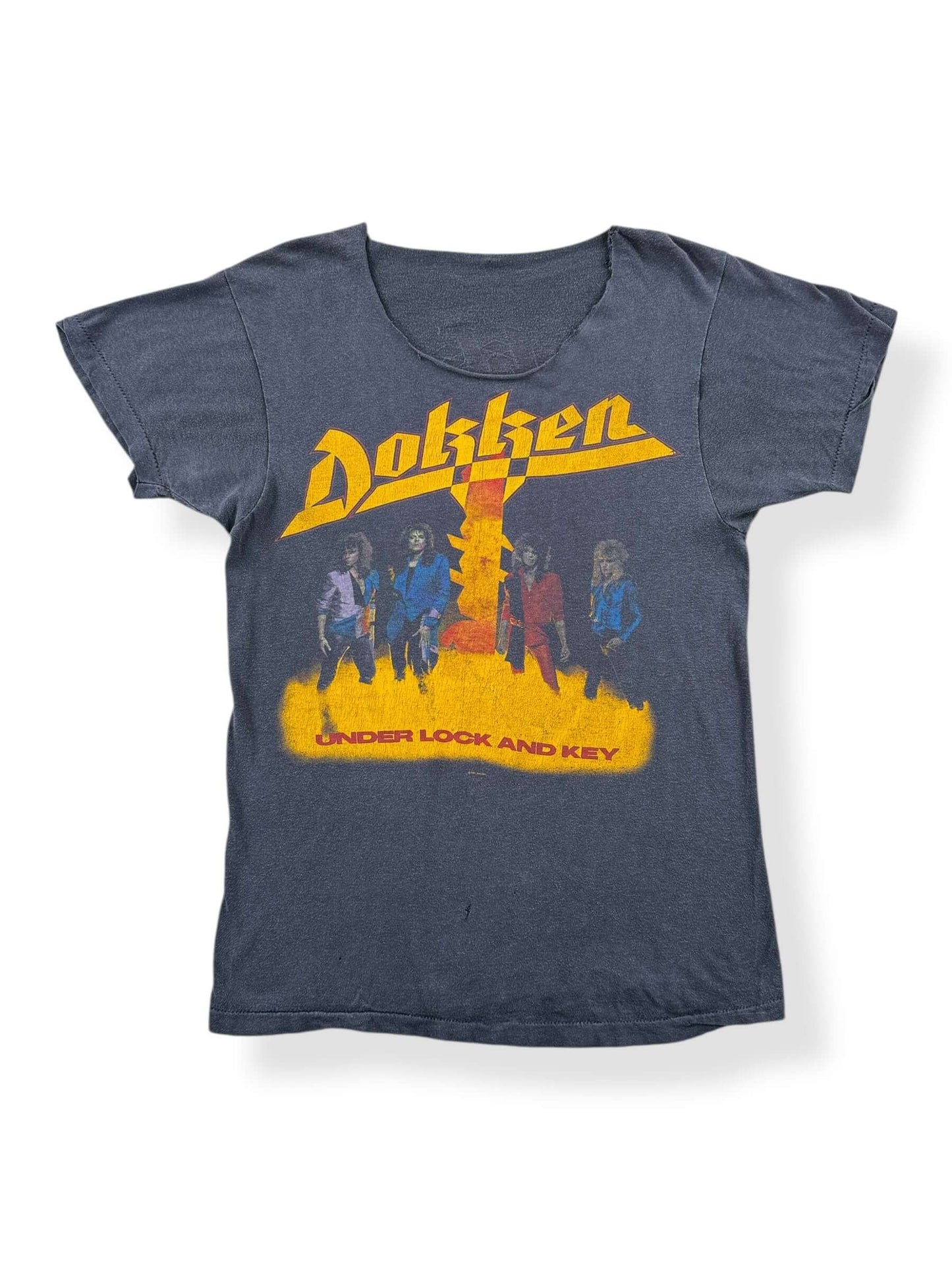 Front of Vintage Dokken Chopper Tee SZ S