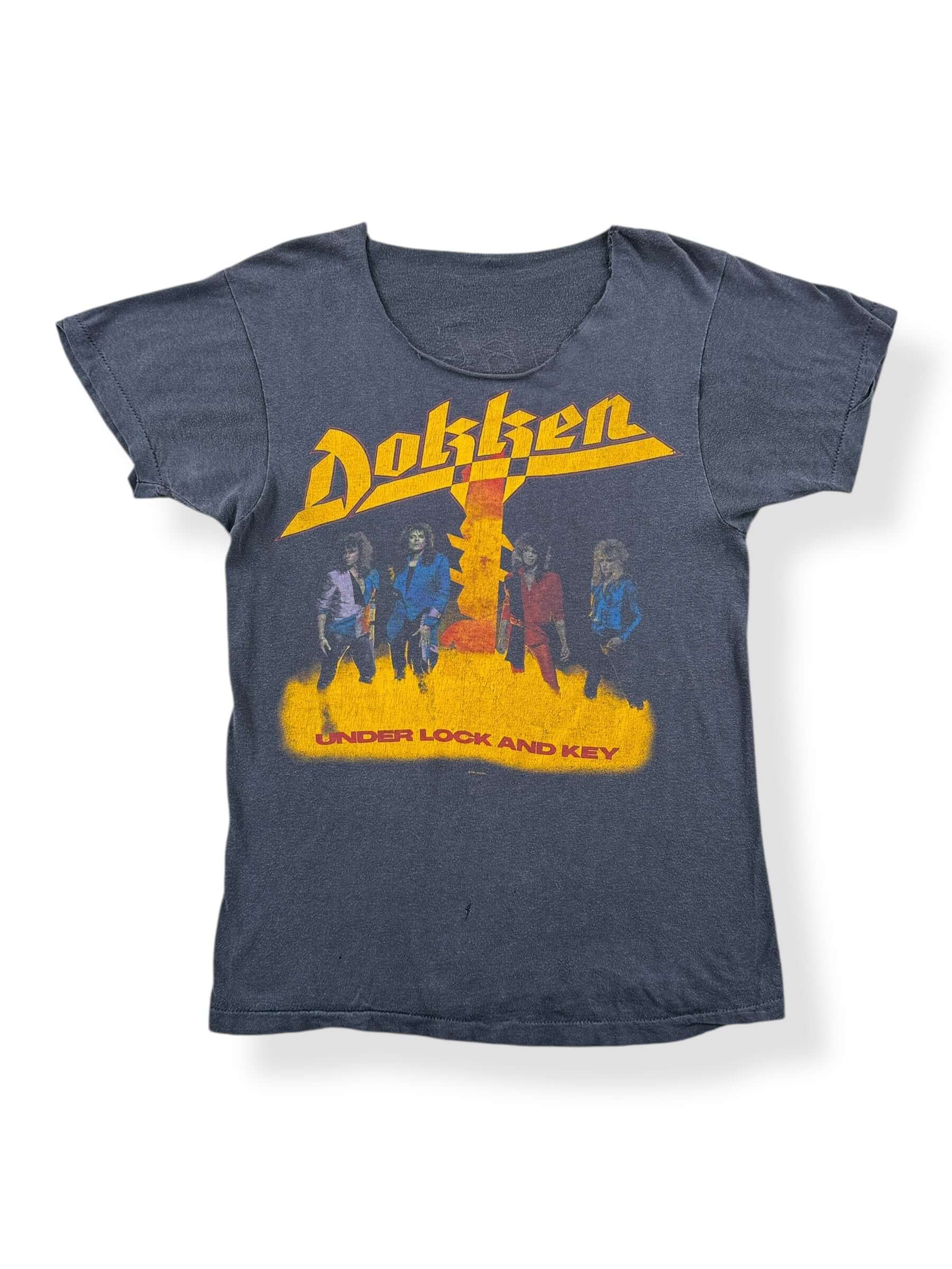 Front of Vintage Dokken Chopper Tee SZ S