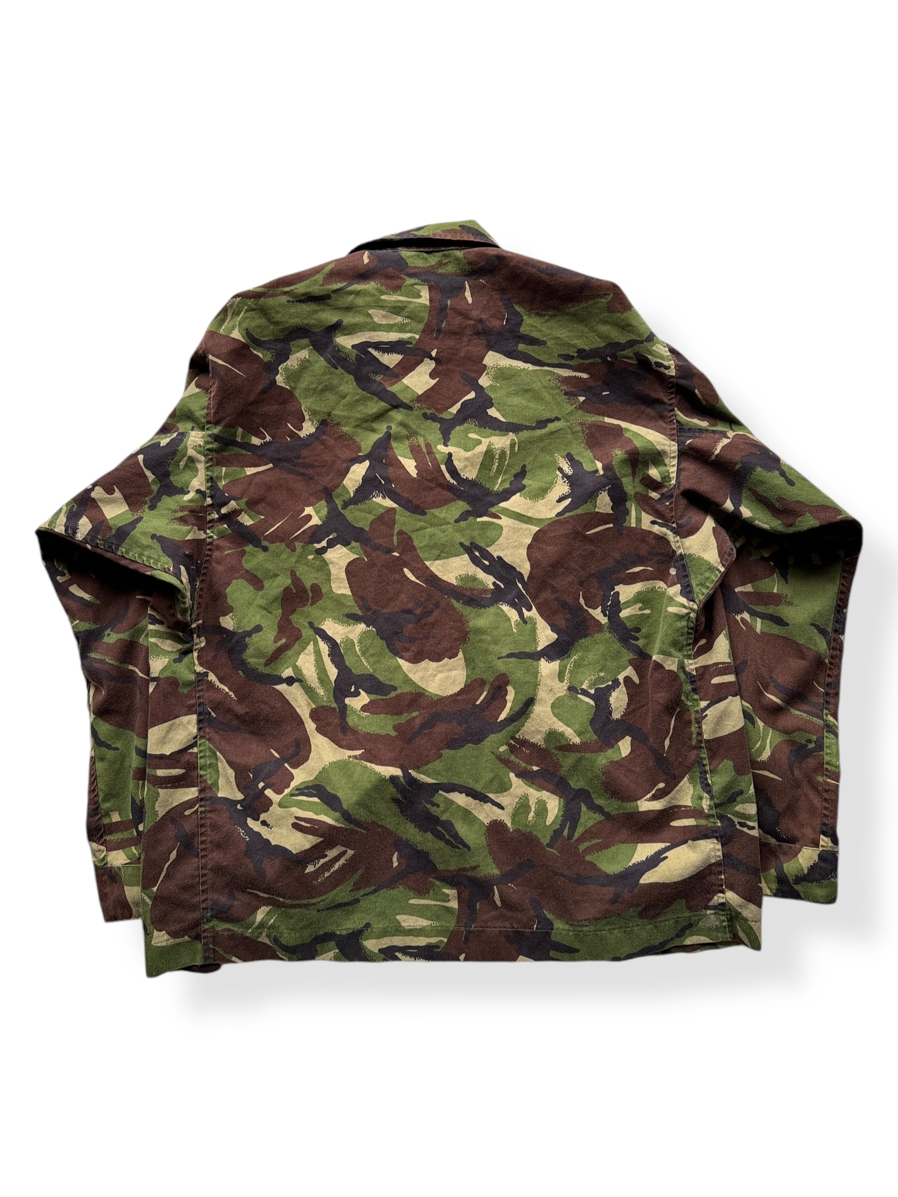 Back of Vintage British Camo Jacket SZ XL