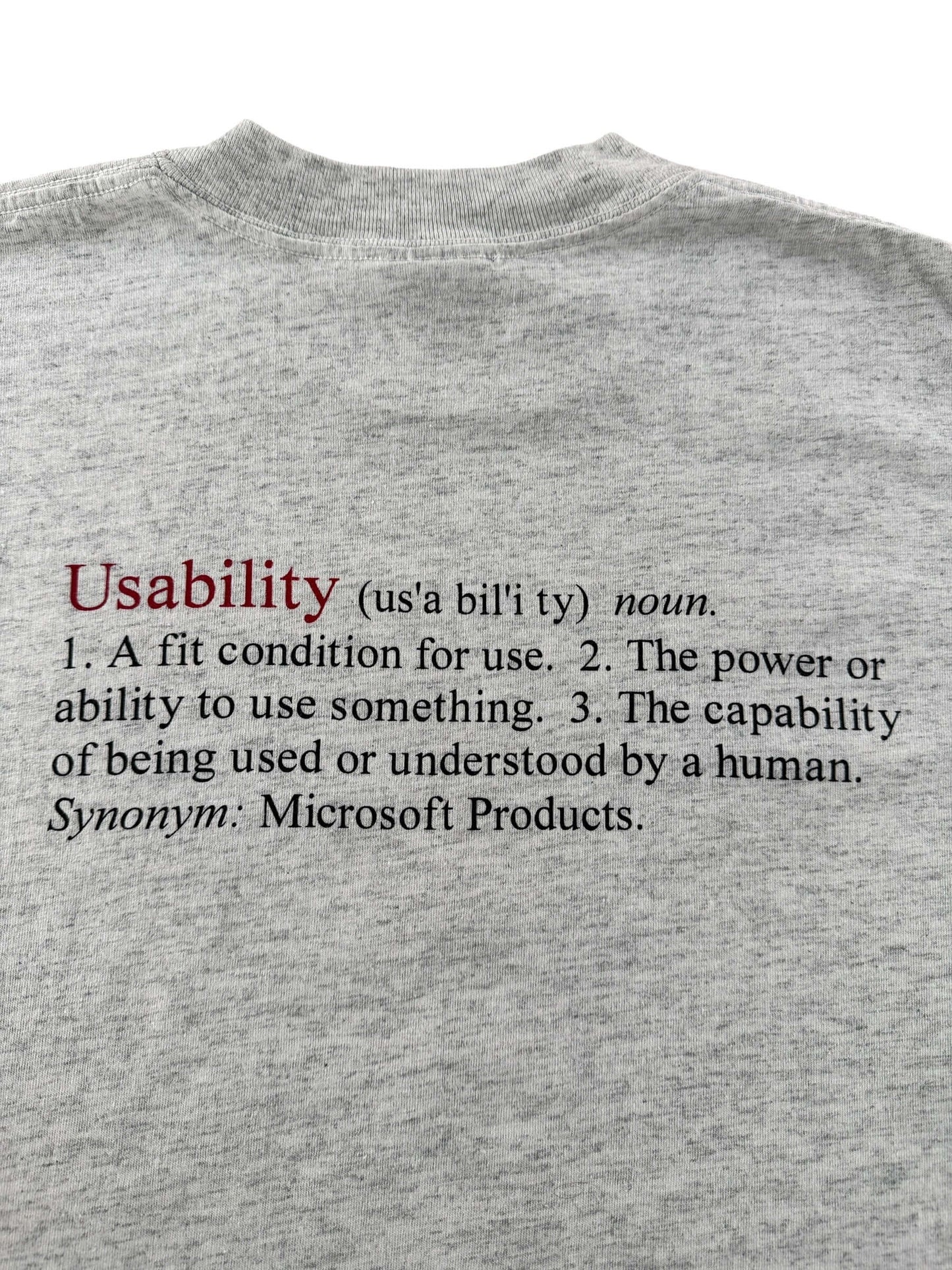 Vintage Microsoft Tee SZ L