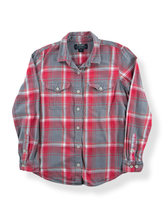 Front of Filson Women's Scout Flannel Shirt SZ M
