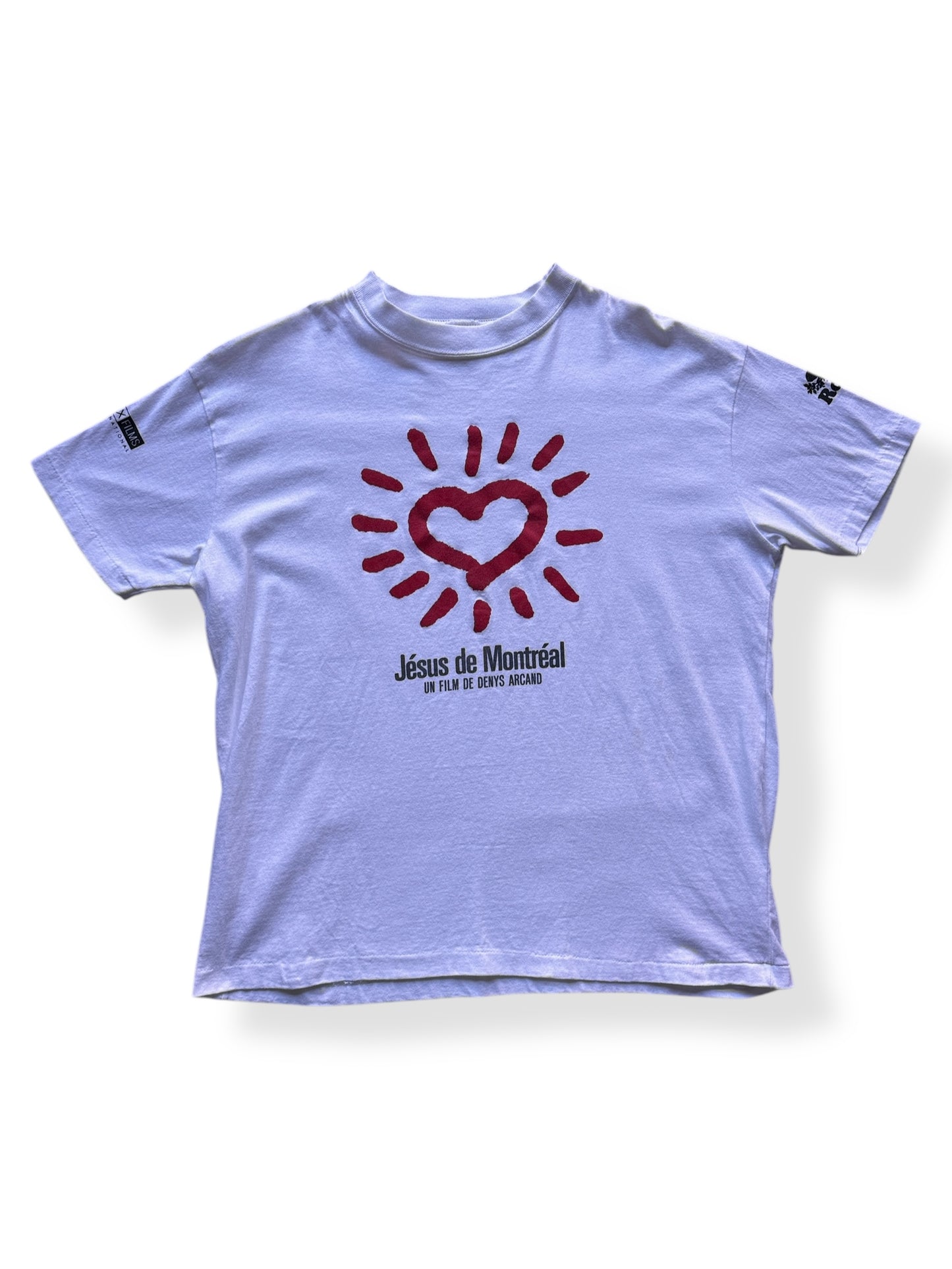 Front of Vintage Jesus of Montreal Film Tee SZ XL