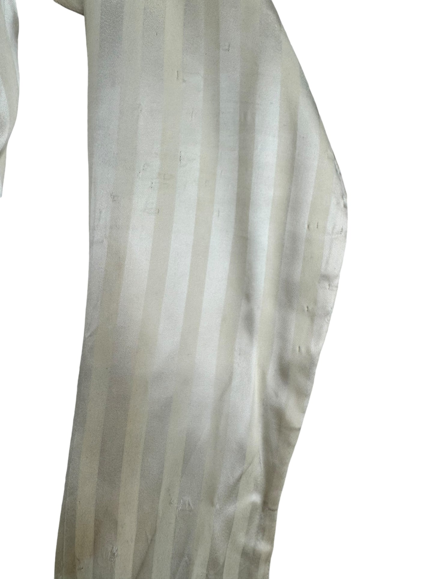 Stains snags right arm 1970s Philip Meredith Satin Pearl Snap S