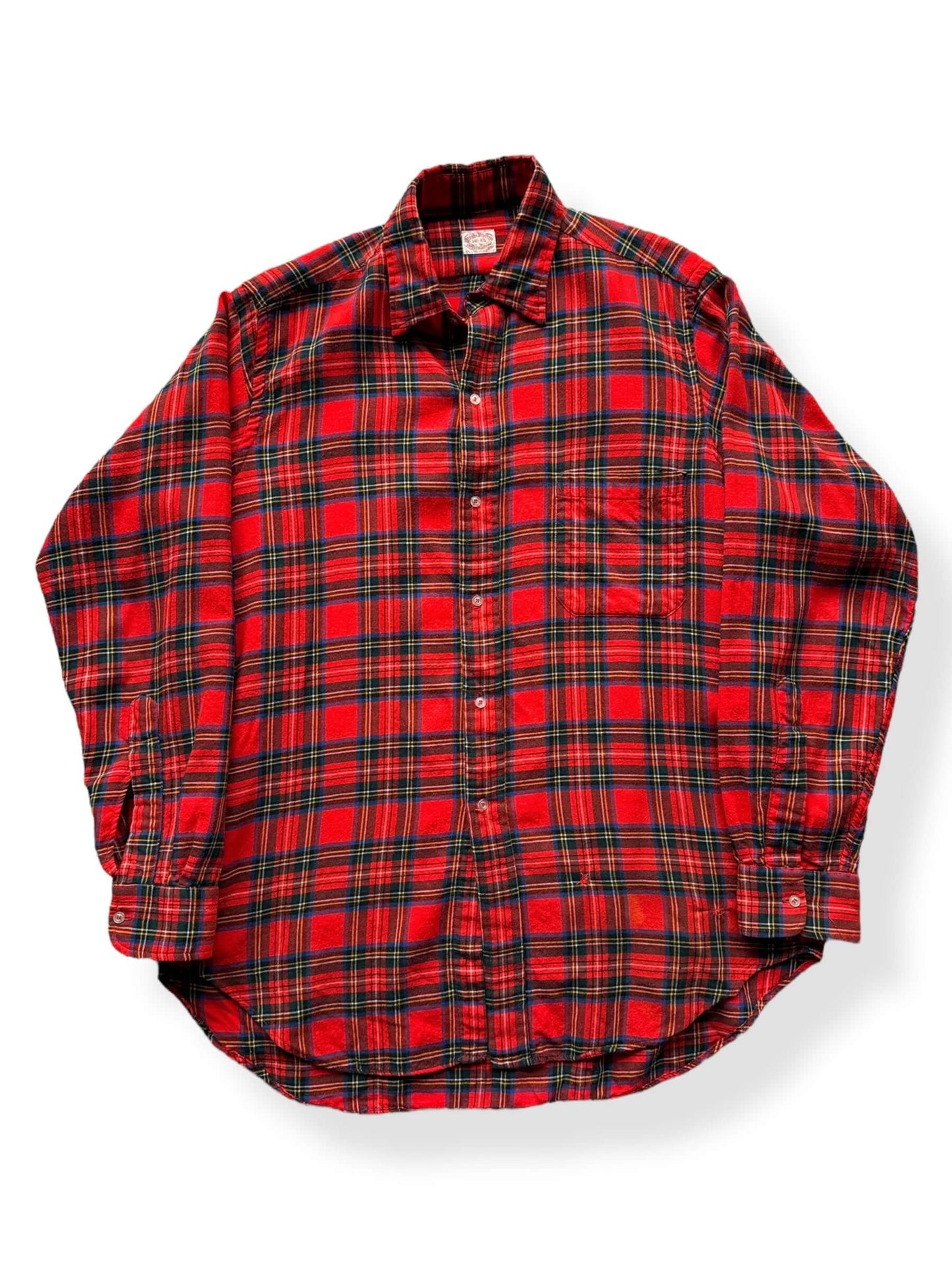 Front of Vintage Brooks Brothers Wool Blend Flannel SZ XL
