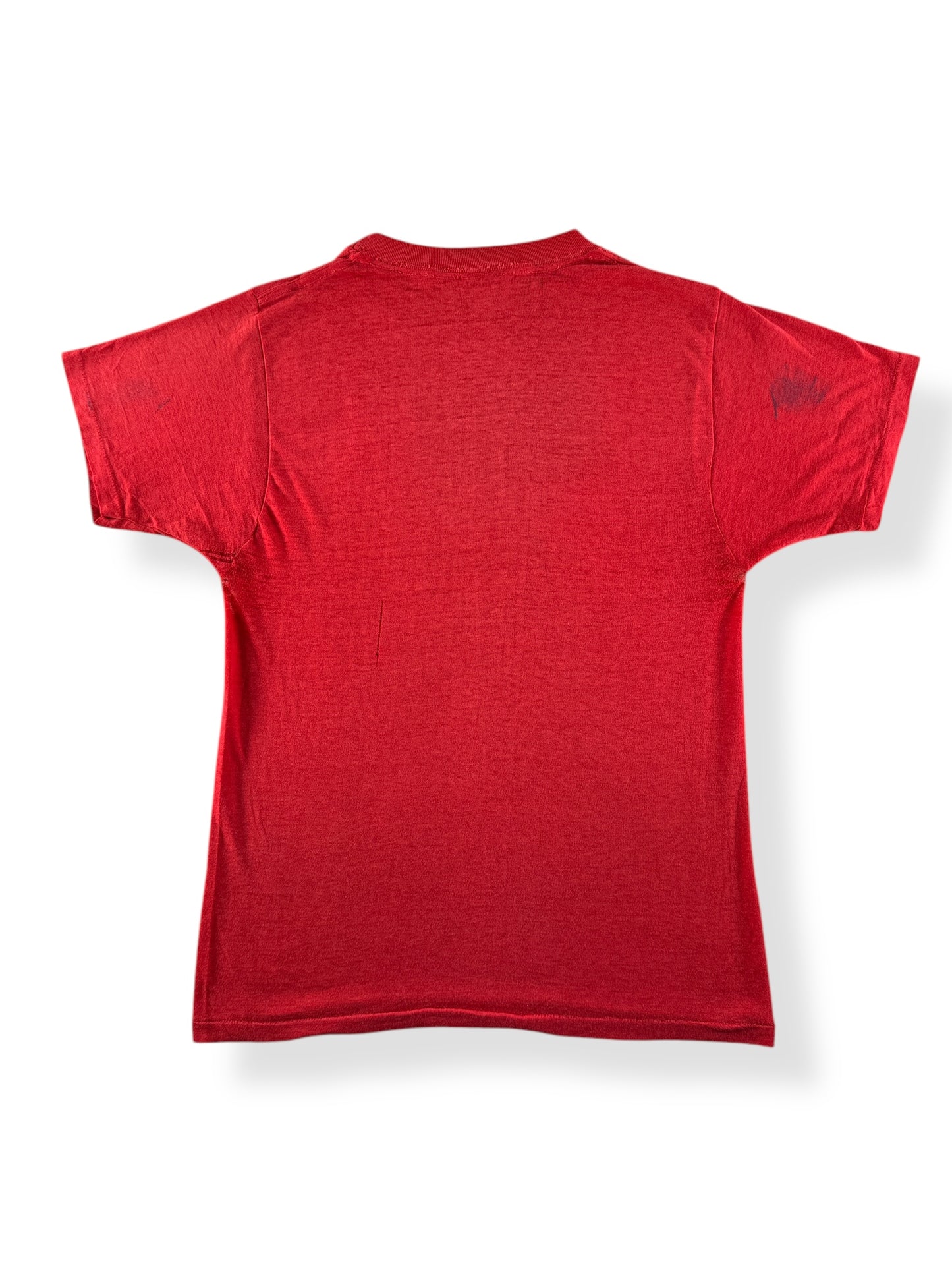 Back of Vintage 500 Milwaukee Road Red Thrasher Tee SZ S