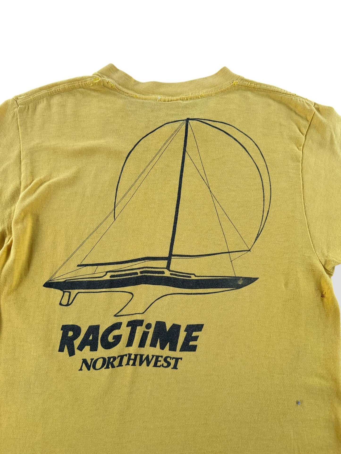 Back Graphic of Vintage Victoria-Maui '76 Tee SZ S (Fits XS)