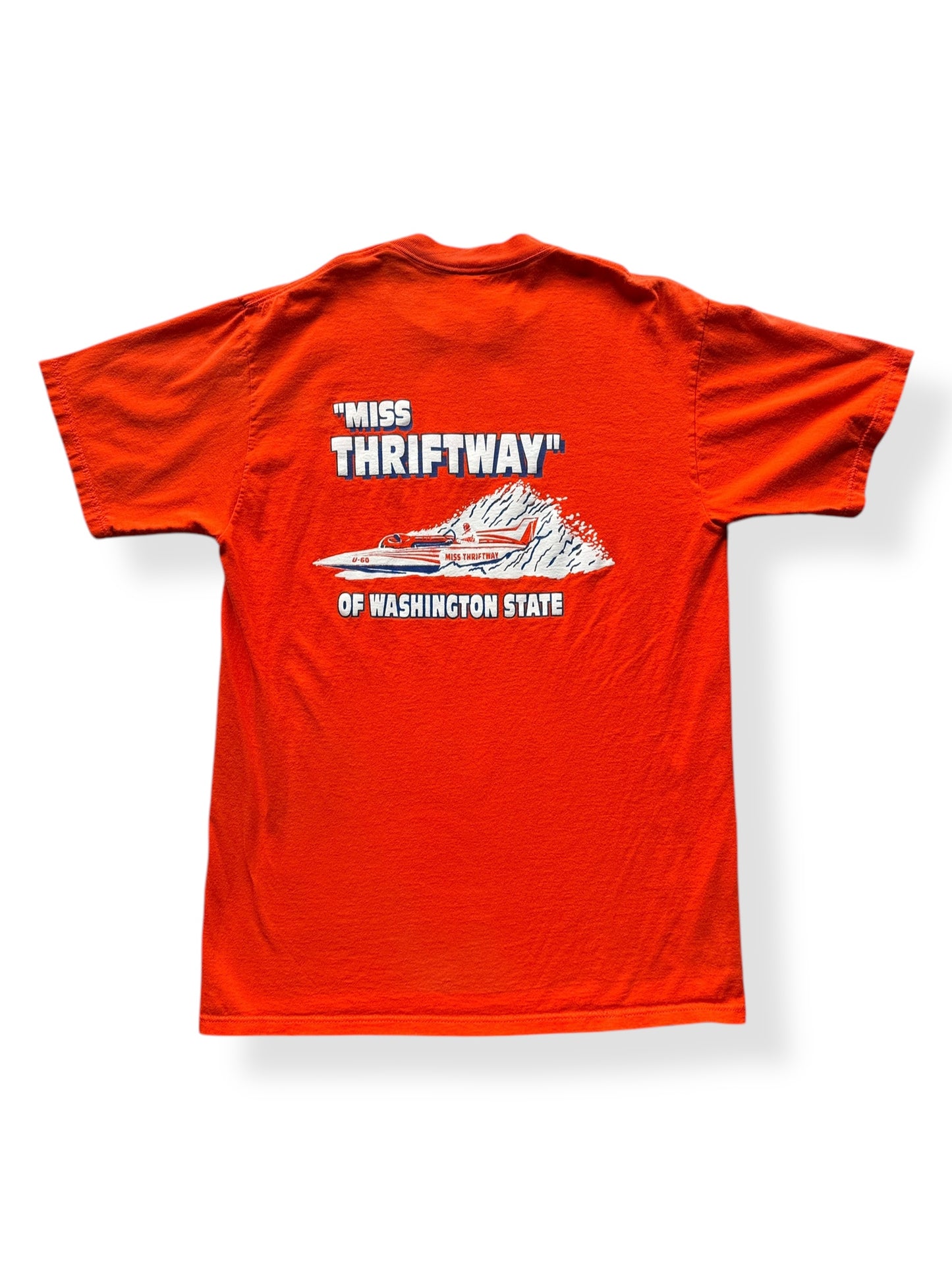 Back of Vintage Miss Thriftway Tee SZ L