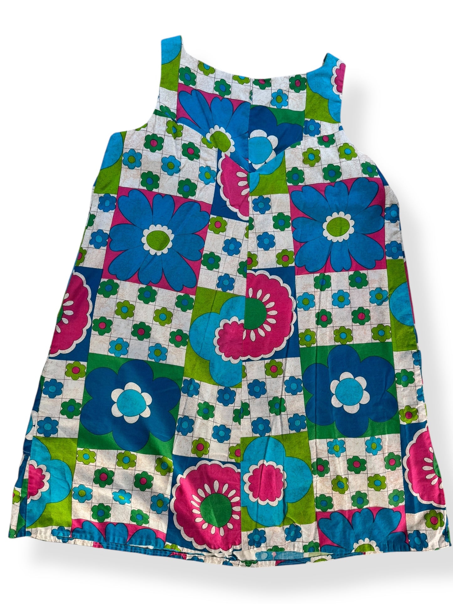 Back view of 1960s Alice Polynesia Fashions Dress L-XL