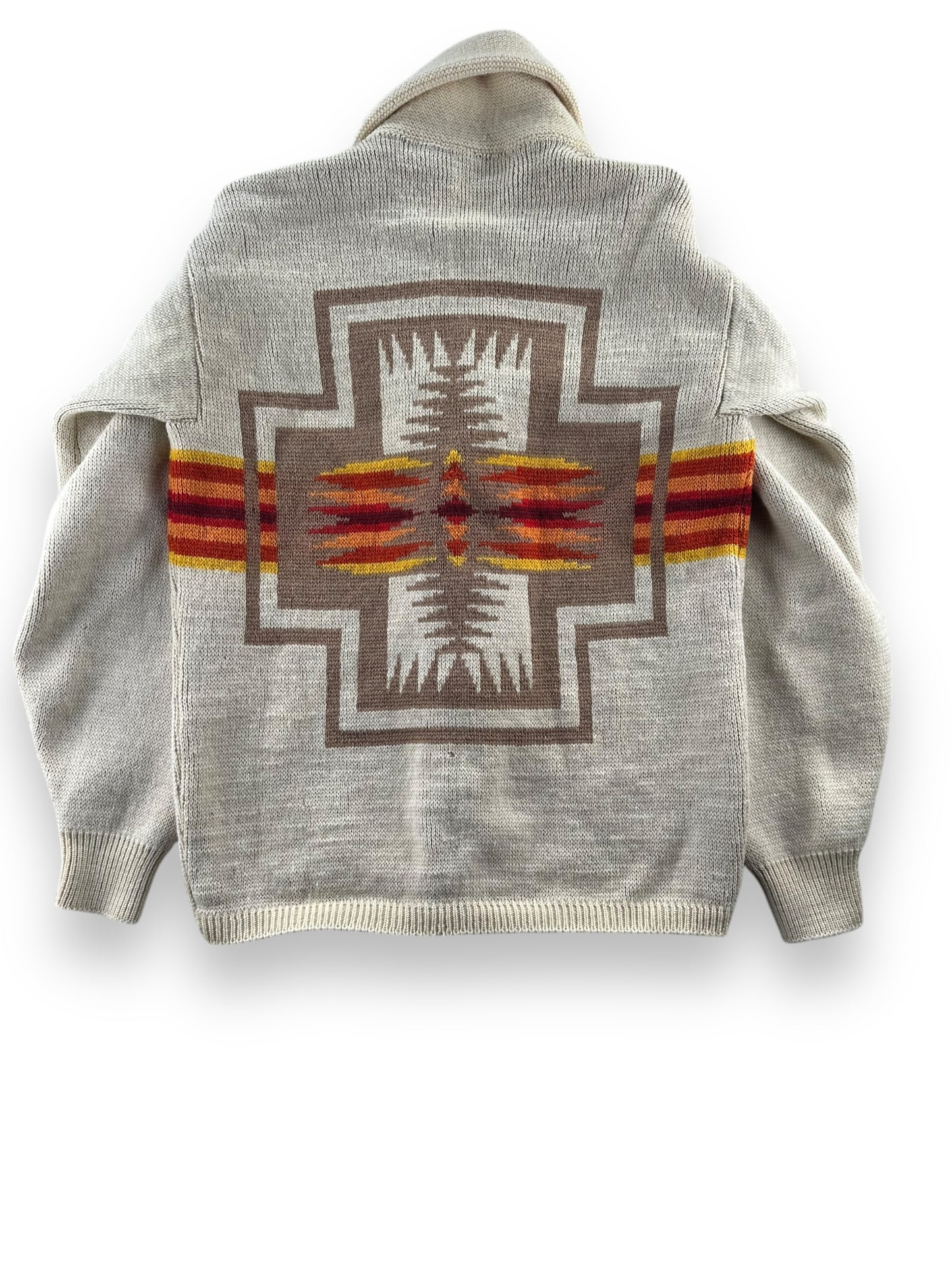 back of Vintage Pendleton HGWW Cardigan Sweater SZ L