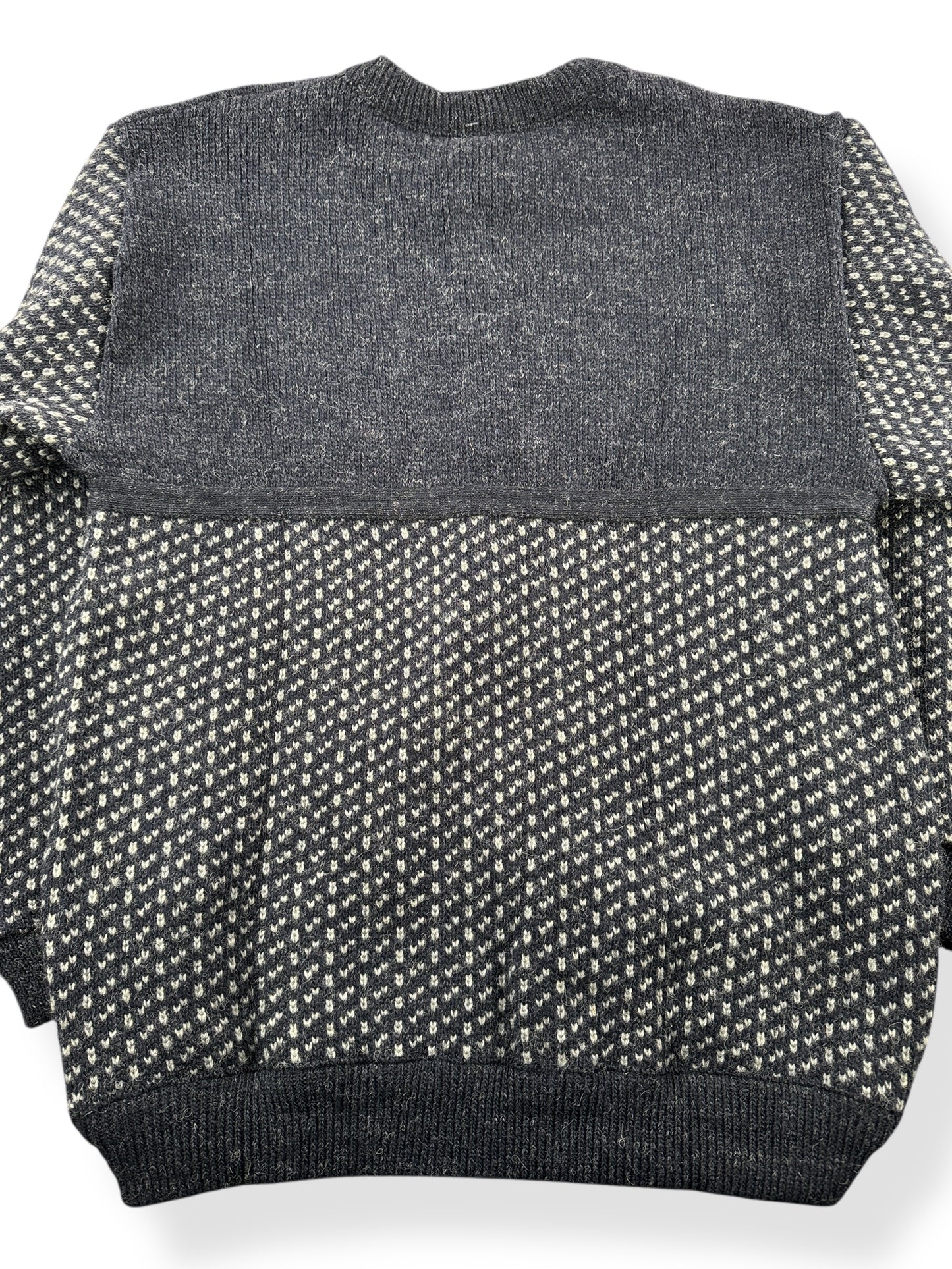 Vintage L.L. Bean Birdseye Nordic Sweater SZ L Tall