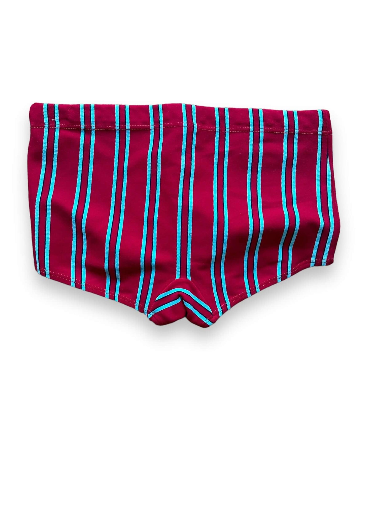 back of Vintage Helanca Swim Trunks SZ 34 | Barn Owl Vintage Seattle | Vintage Swim Trunks Seattle
