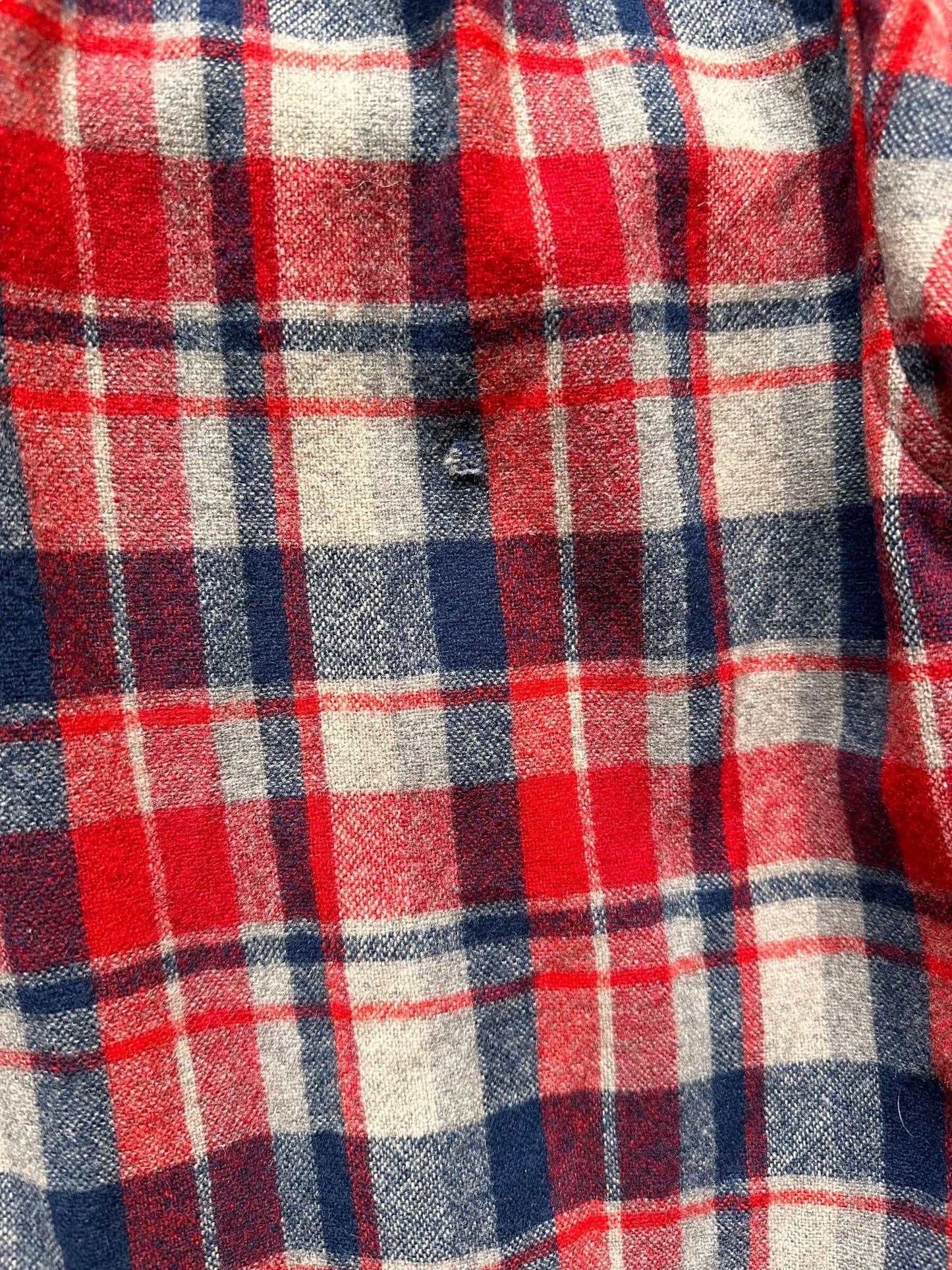 Vintage Pendleton Red/Blue Wool Board Shirt SZ L