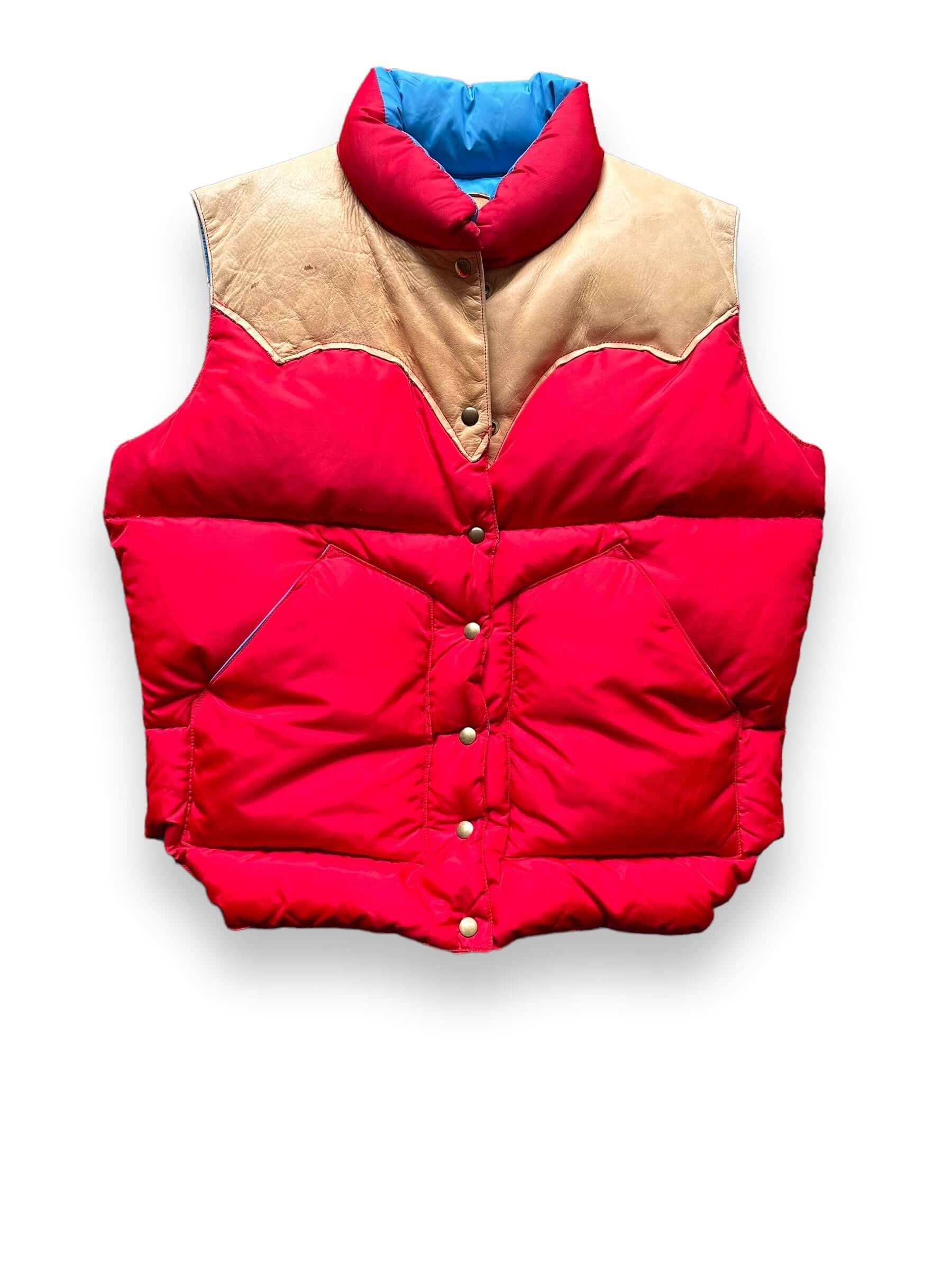 Vintage Rocky Mountain Featherbed Red/Blue Down Vest SZ L – The 