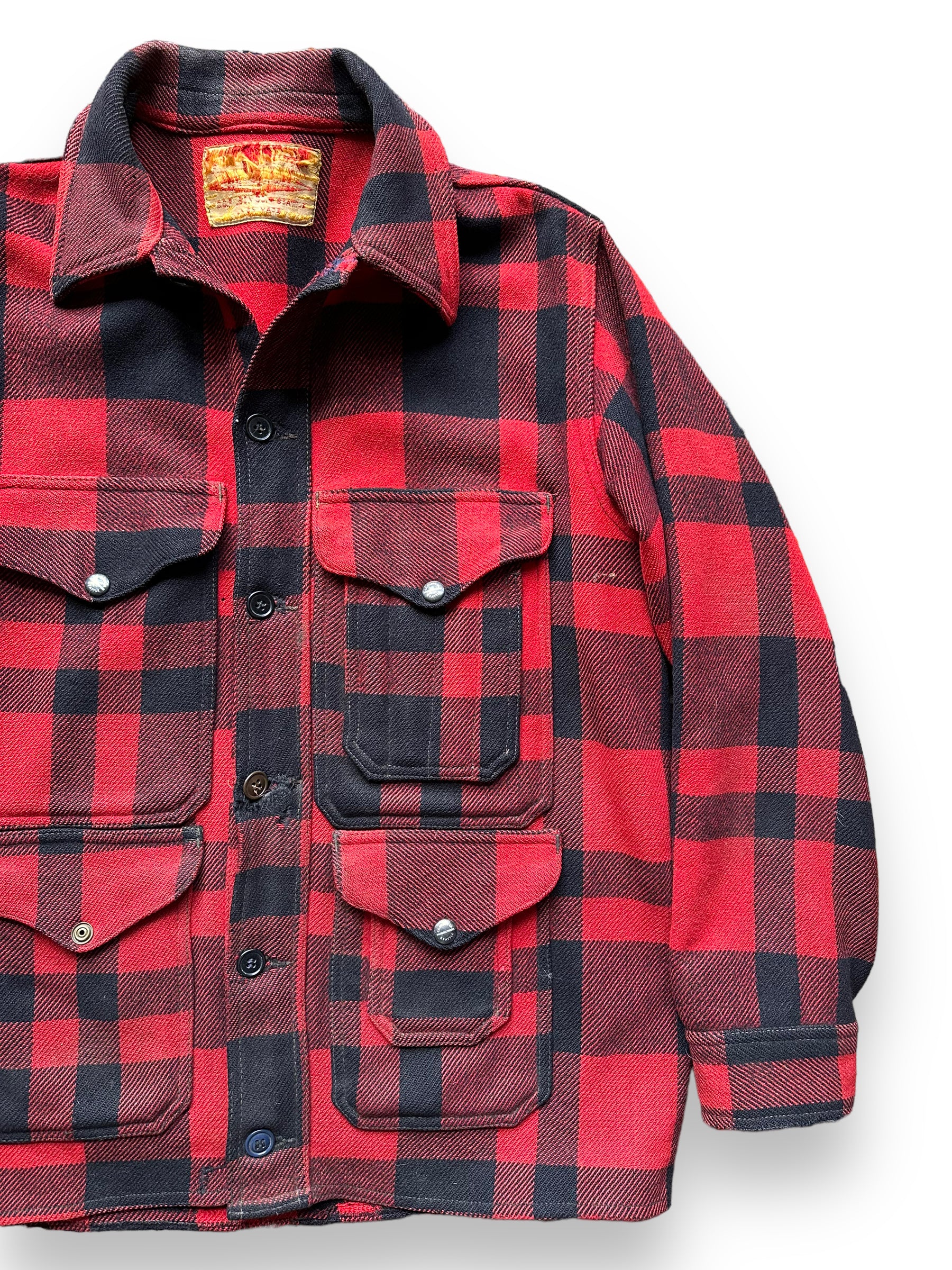 front left of Vintage Union Made Filson Mackinaw Cruiser SZ L |  Filson Cruiser Seattle | Vintage Workwear SeattleVintage Union Made Filson Mackinaw Cruiser SZ L |  Filson Cruiser Seattle | Vintage Workwear Seattle