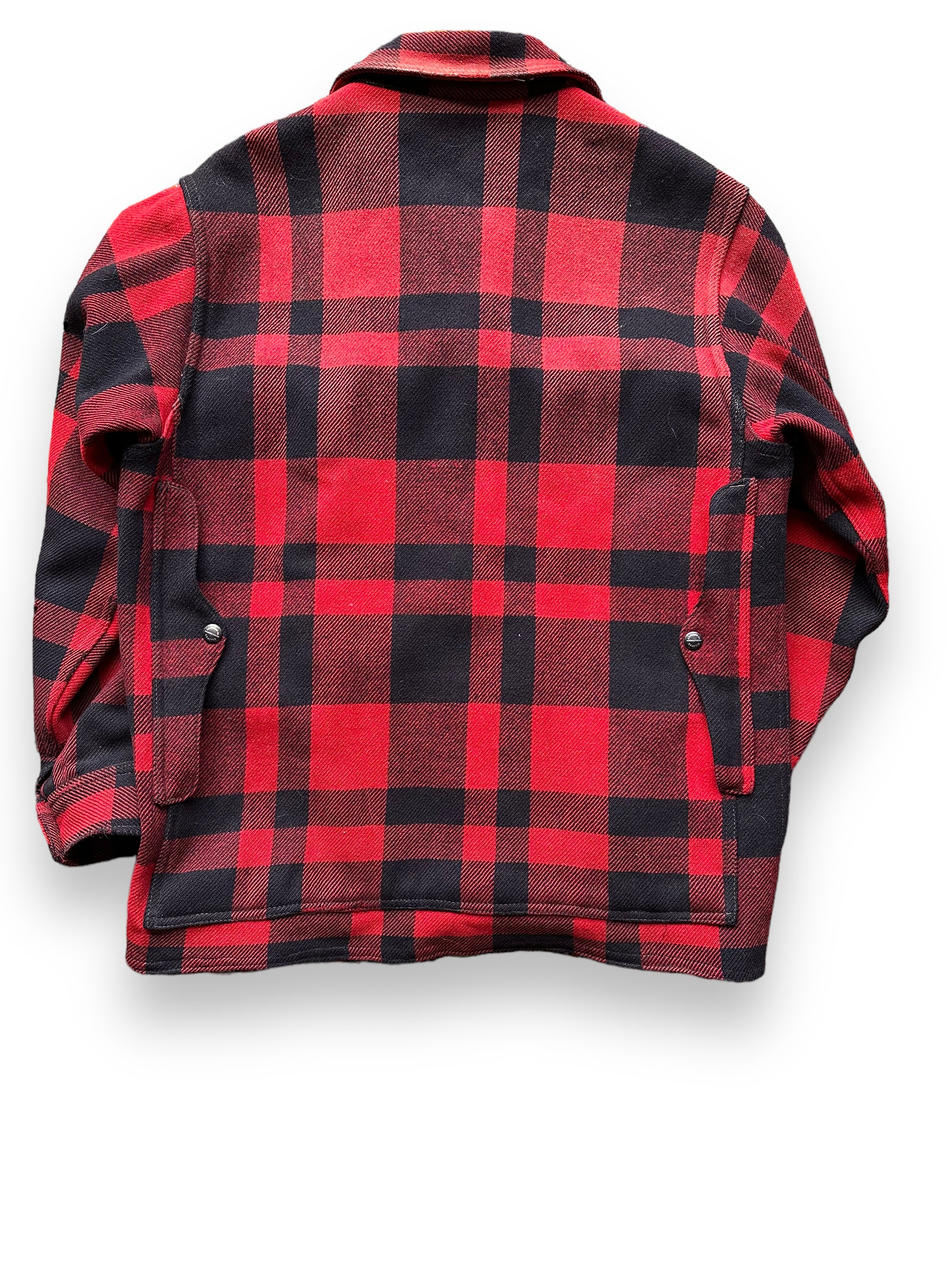back of Vintage Union Made Filson Mackinaw Cruiser SZ L |  Filson Cruiser Seattle | Vintage Workwear Seattle