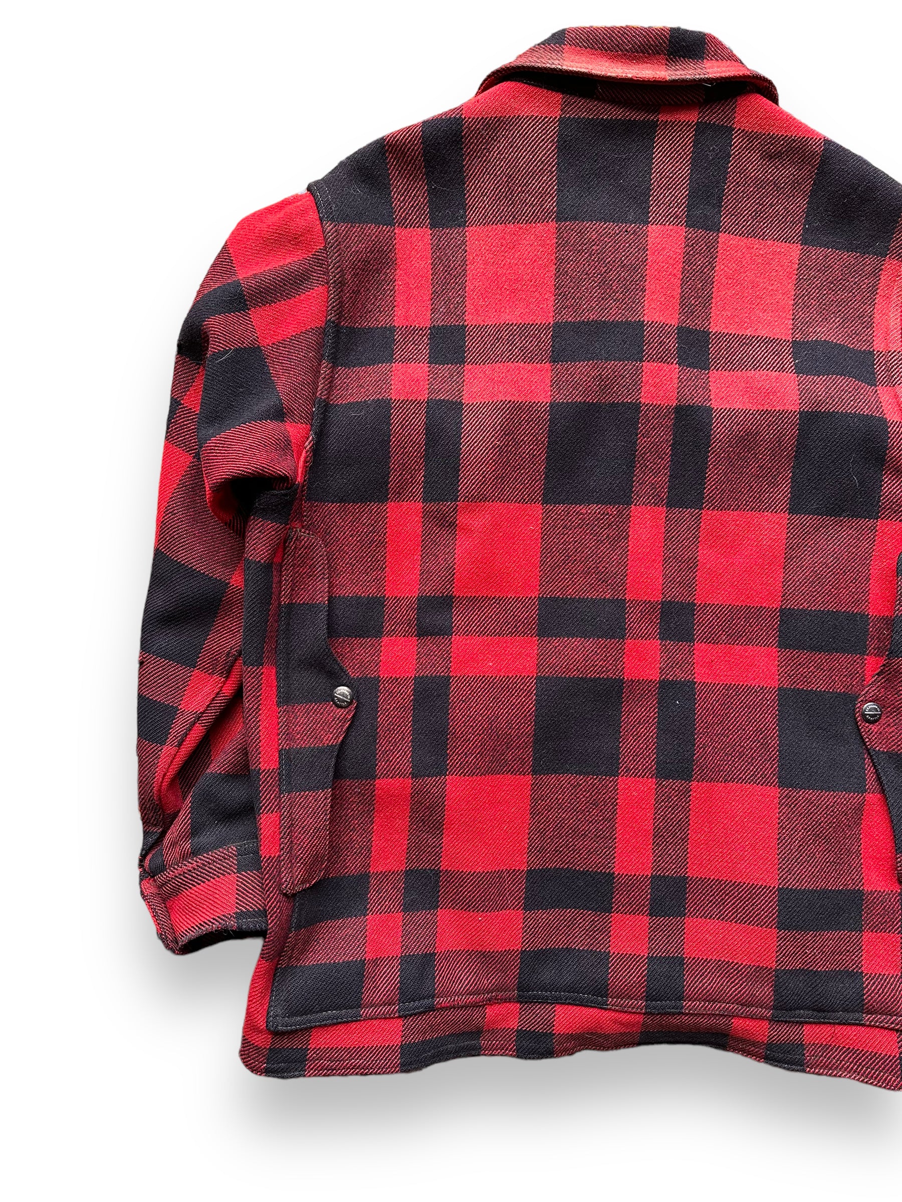 back left of Vintage Union Made Filson Mackinaw Cruiser SZ L |  Filson Cruiser Seattle | Vintage Workwear Seattle
