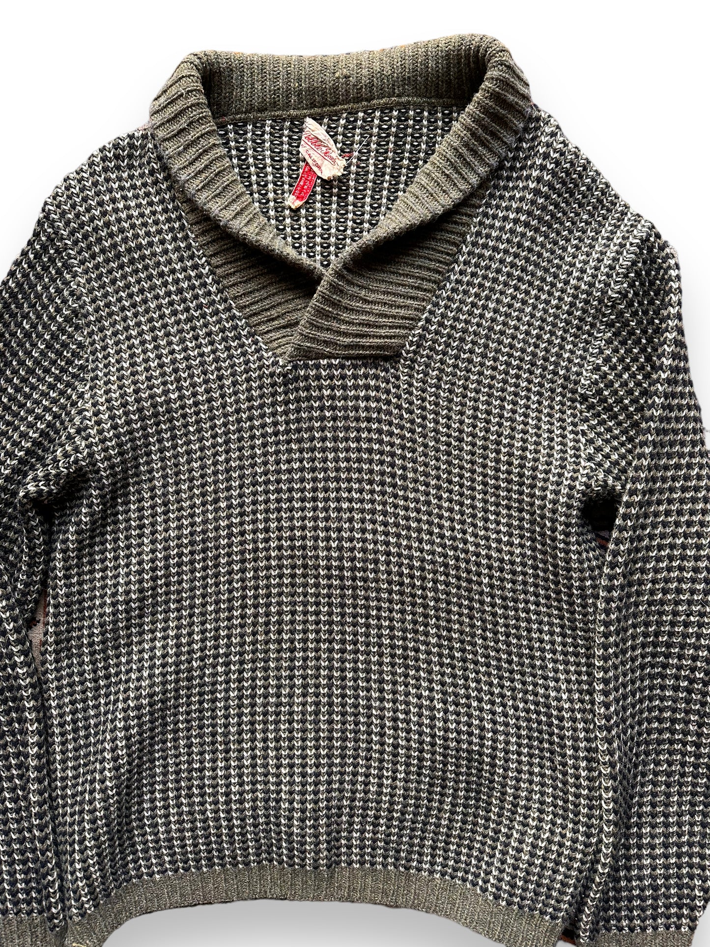 front close up of Vintage Pebble Beach Cardigan SZ L | Vintage Cardigan Sweaters | Vintage Clothing Seattle