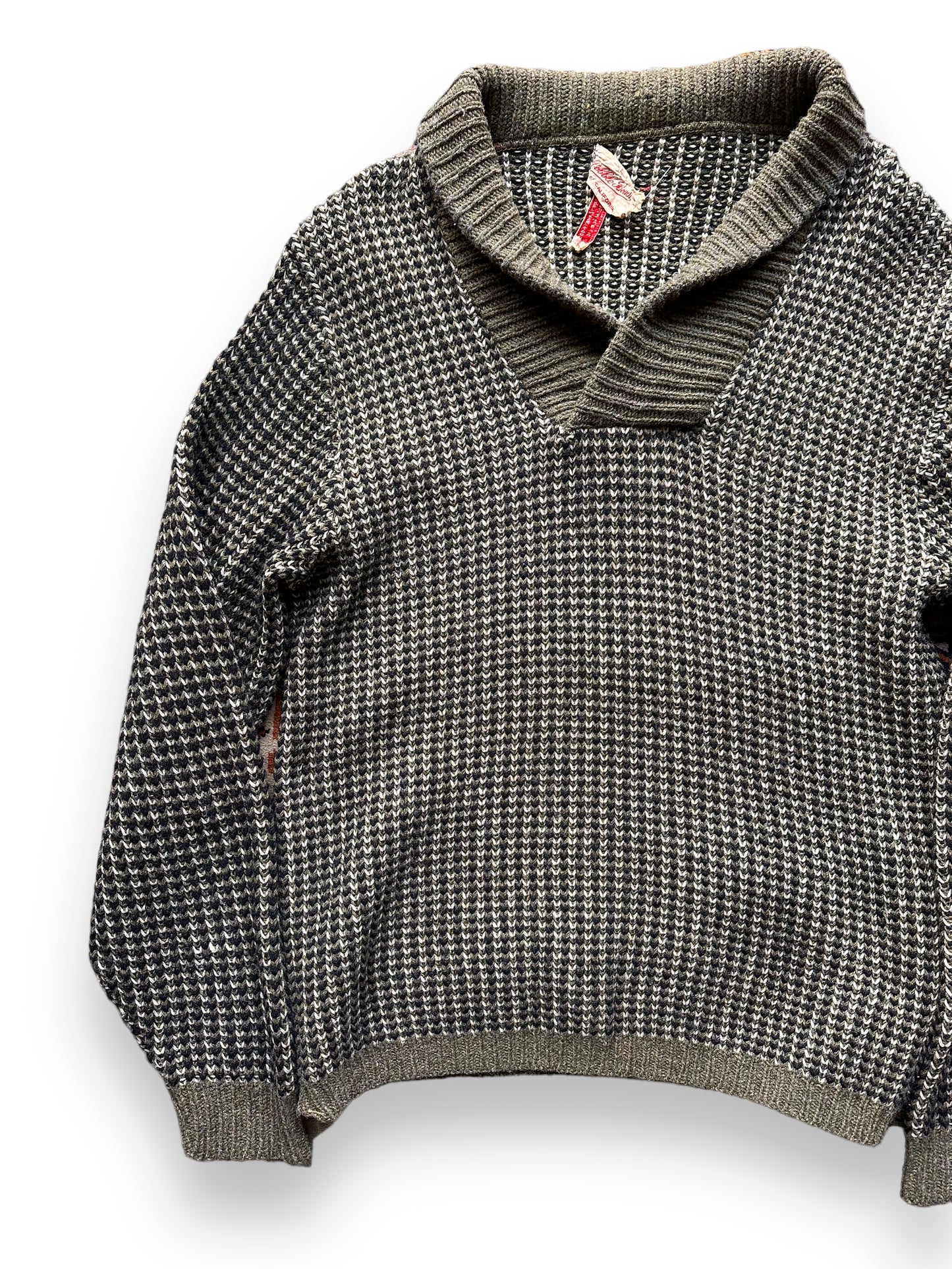 front right of Vintage Pebble Beach Cardigan SZ L | Vintage Cardigan Sweaters | Vintage Clothing Seattle
