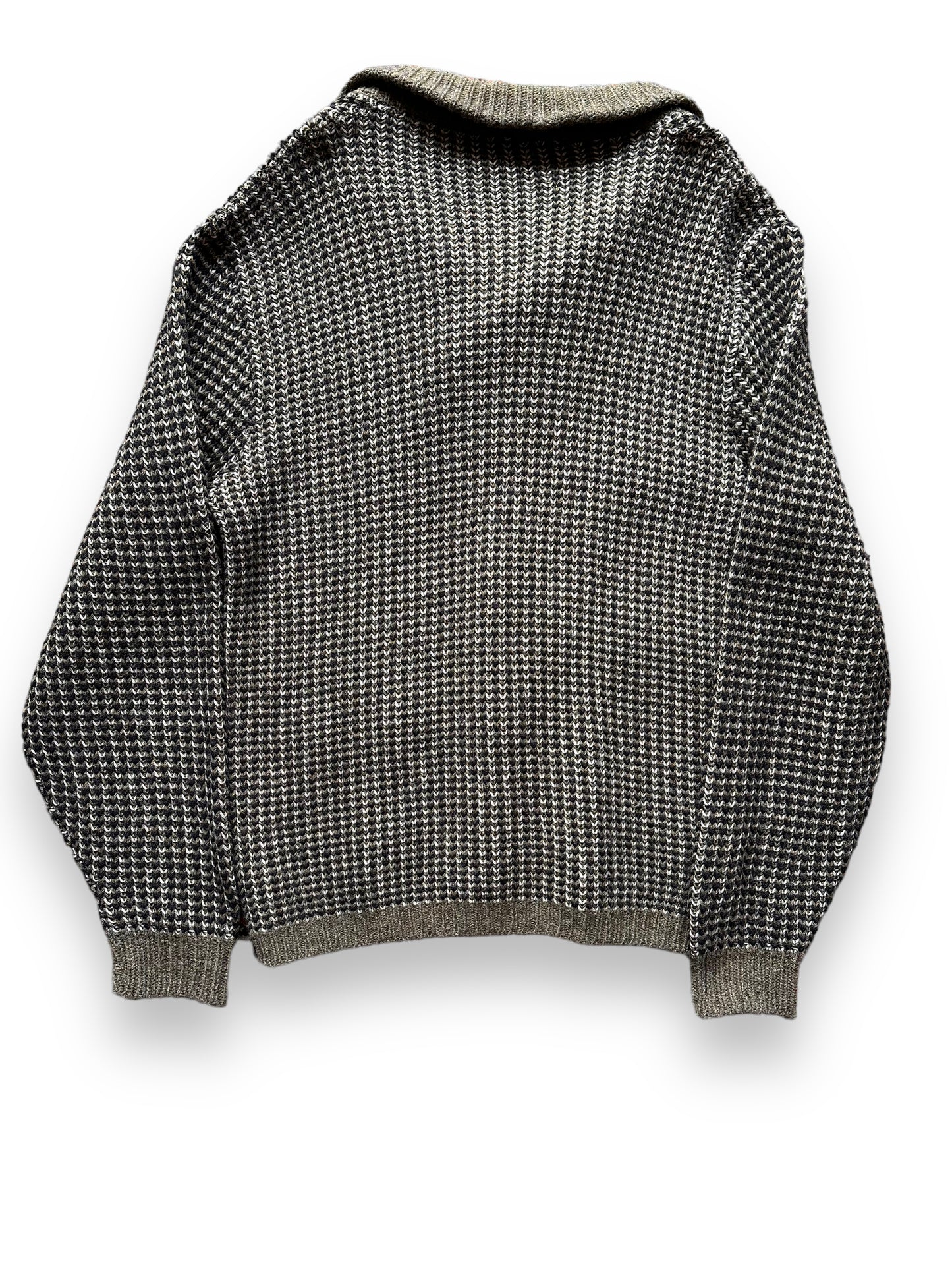 back of Vintage Pebble Beach Cardigan SZ L | Vintage Cardigan Sweaters | Vintage Clothing Seattle