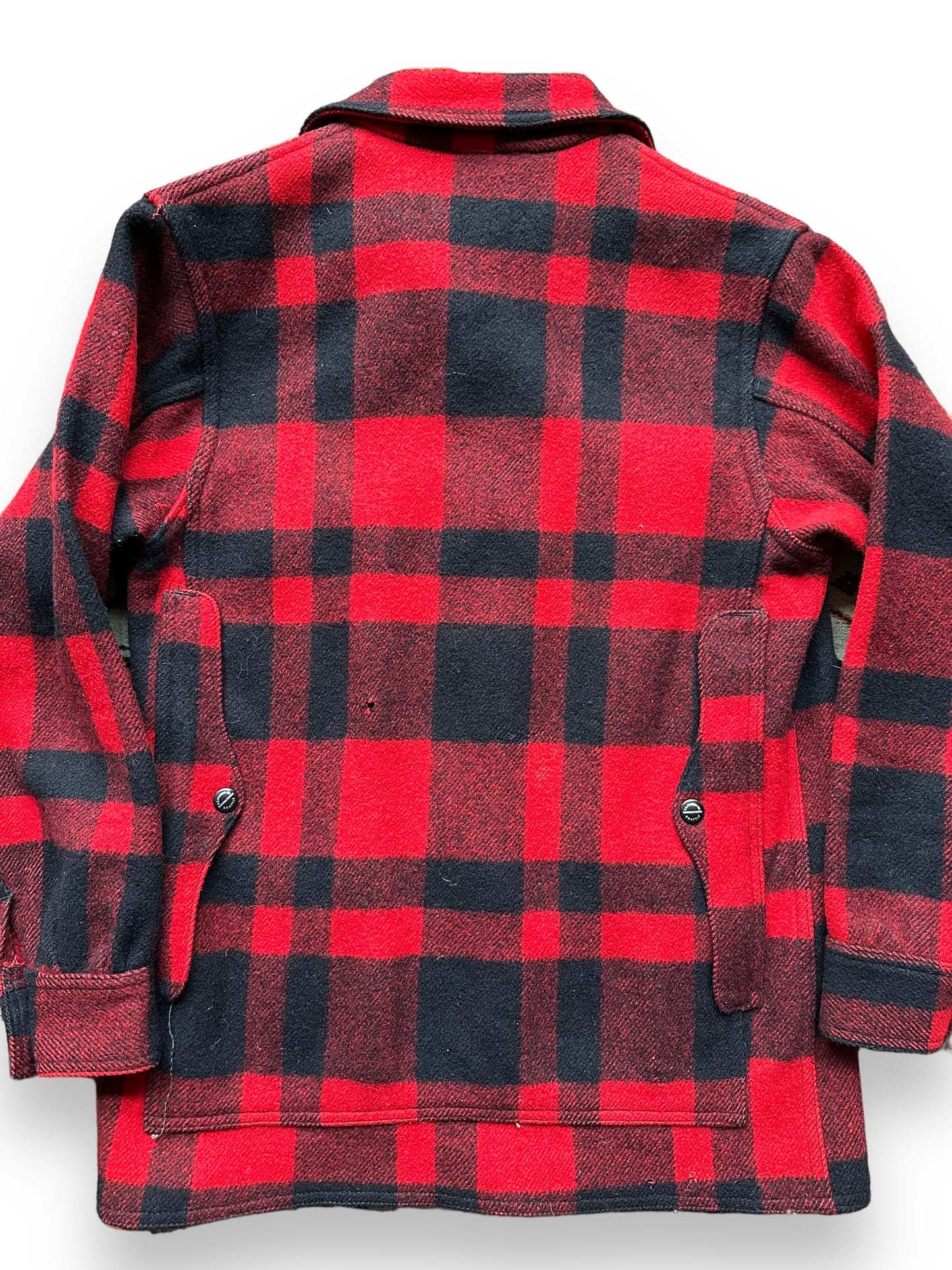 back close up of Vintage 40s/50s Era Filson Union Made Cruiser SZ 36 | Barn Owl Vintage Goods | Vintage Filson Workwear Seattle