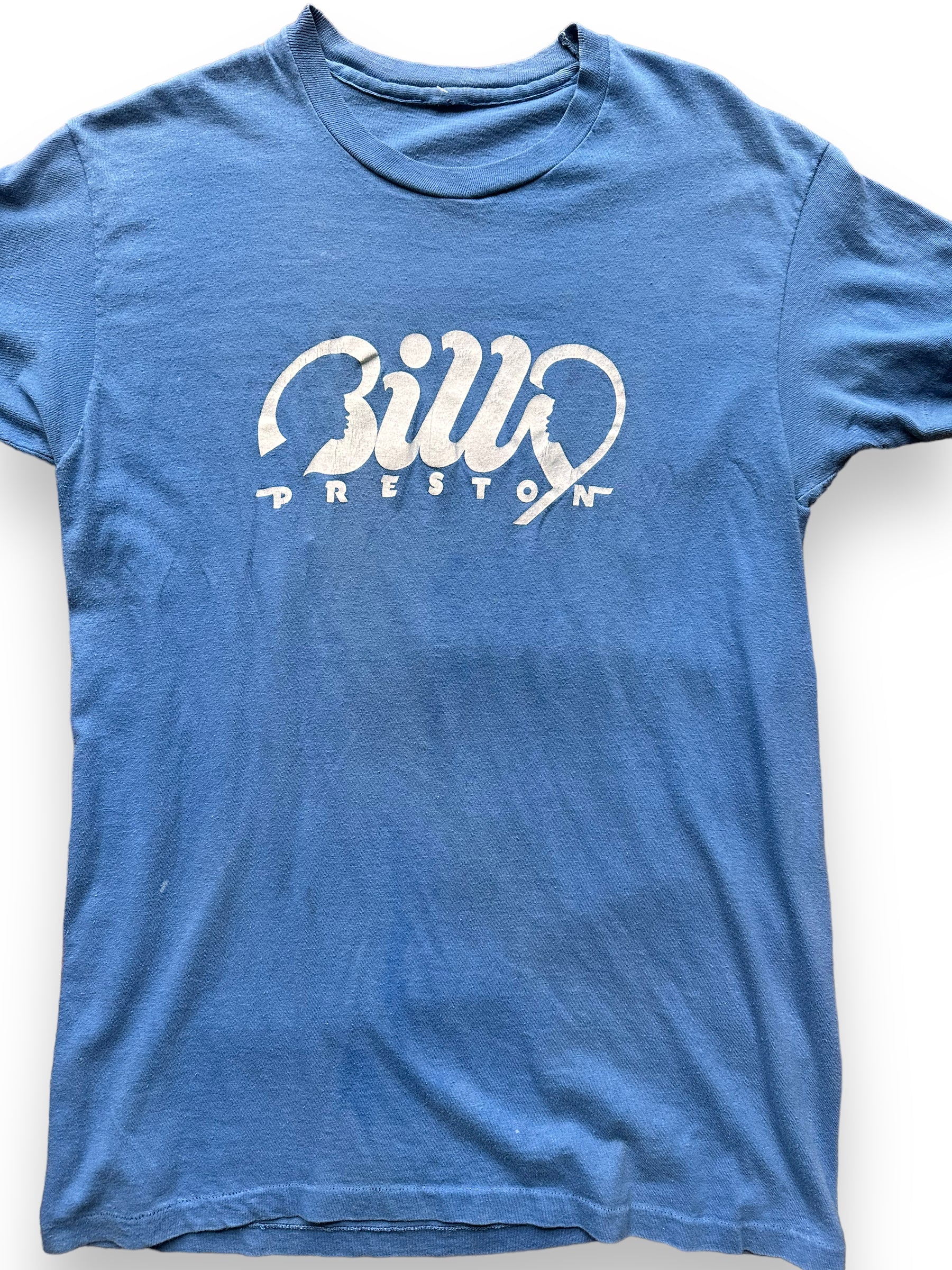 Front Graphic Detail on Vintage Billy Preston A&M Records Tee SZ S |  Vintage Rock Tees Seattle | Seattle Vintage Clothing