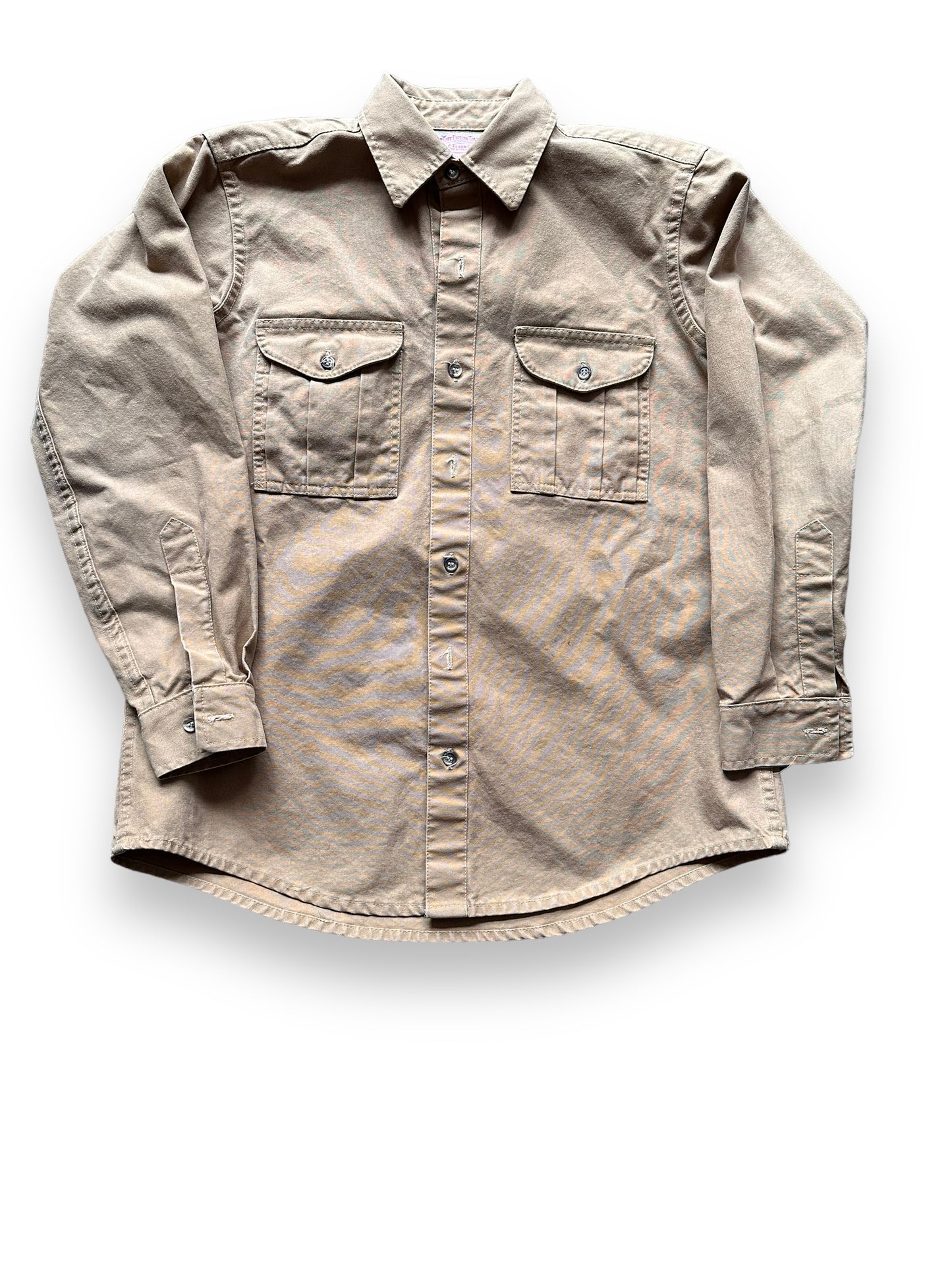 front of Vintage Filson Canvas Shirt | Barn Owl Vintage Goods | Vintage Filson Workwear Seattle