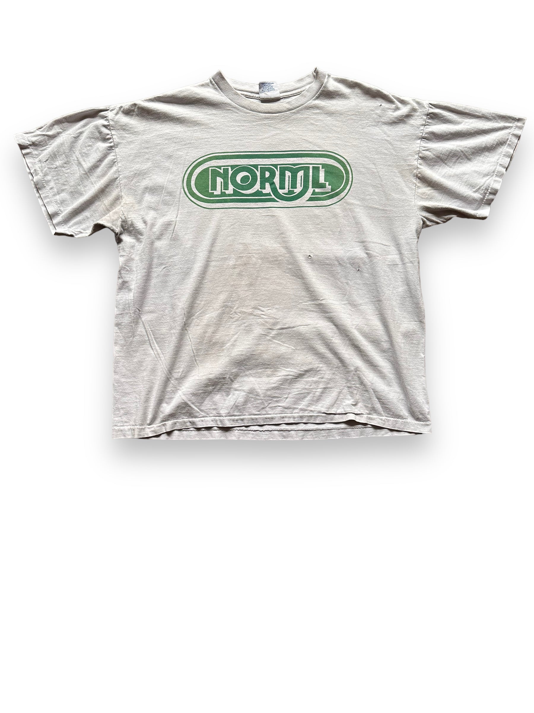 front of Vintage Norml Weed Tee SZ XL |  Vintage Tee Seattle | Barn Owl Vintage
