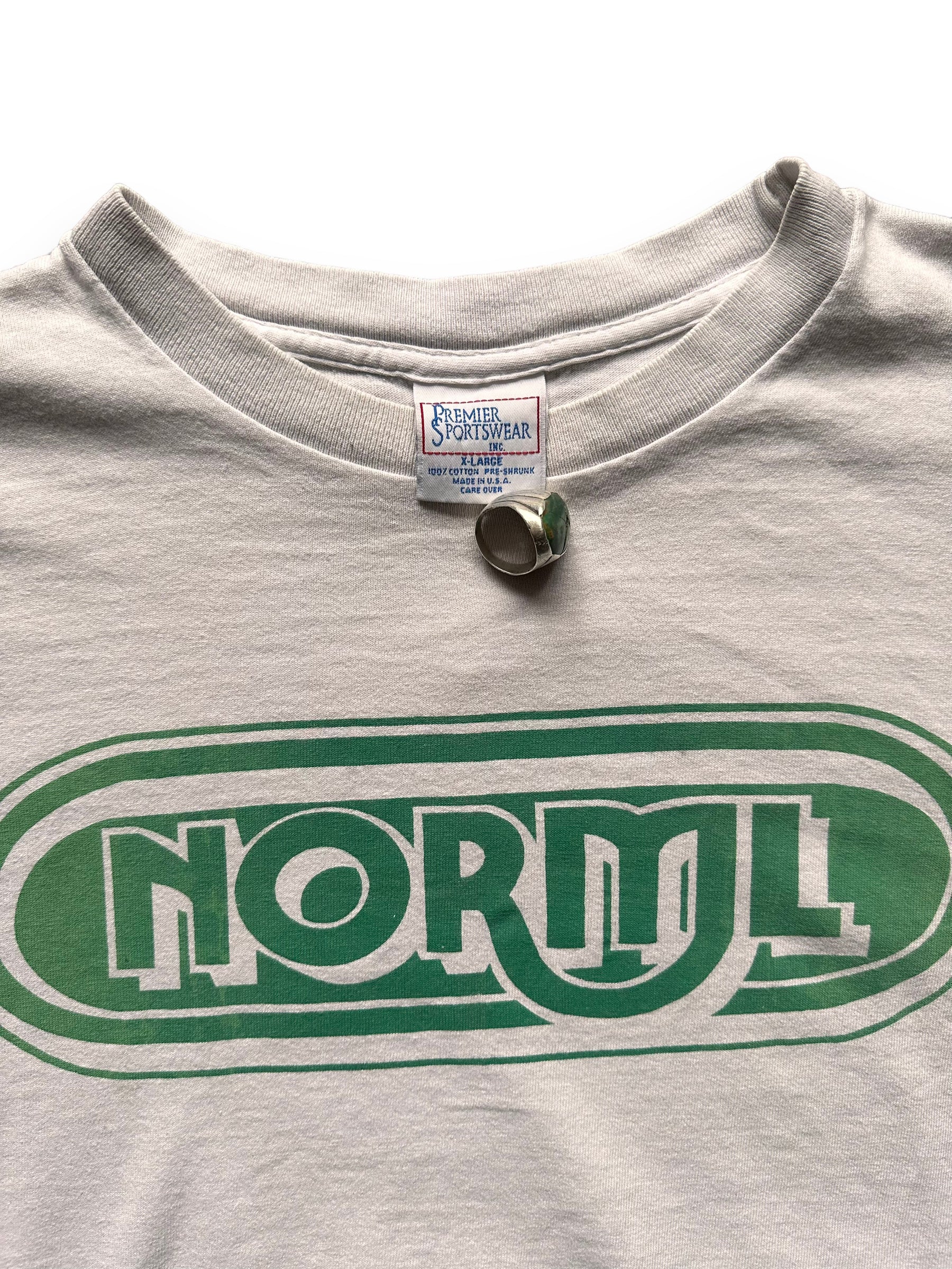 tag on Vintage Norml Weed Tee SZ XL |  Vintage Tee Seattle | Barn Owl Vintage