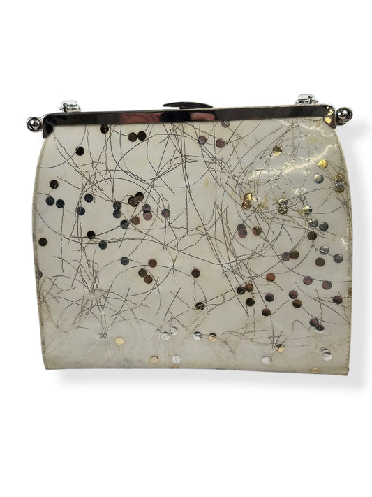 Side 1 of 1950s Vinyl  Removable Cover Purse