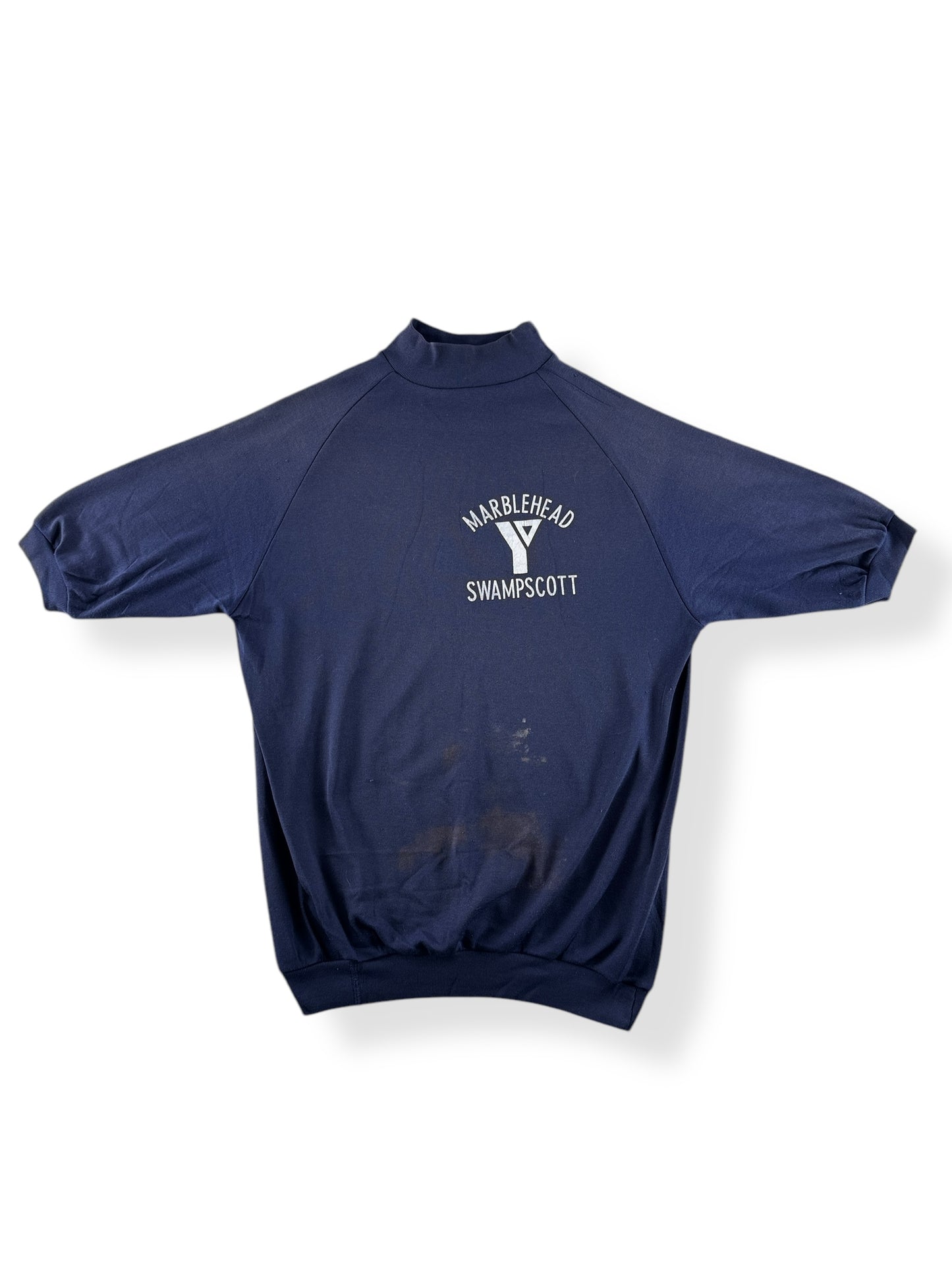 Front of Vintage Marblehead Swampscott YMCA Champion Shirt AS IS SZ S