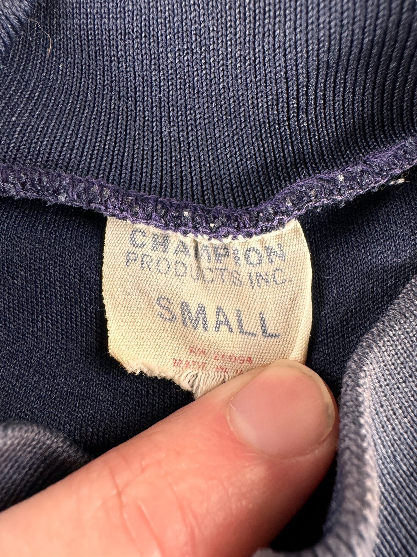 Tag on Vintage Marblehead Swampscott YMCA Champion Shirt AS IS SZ S