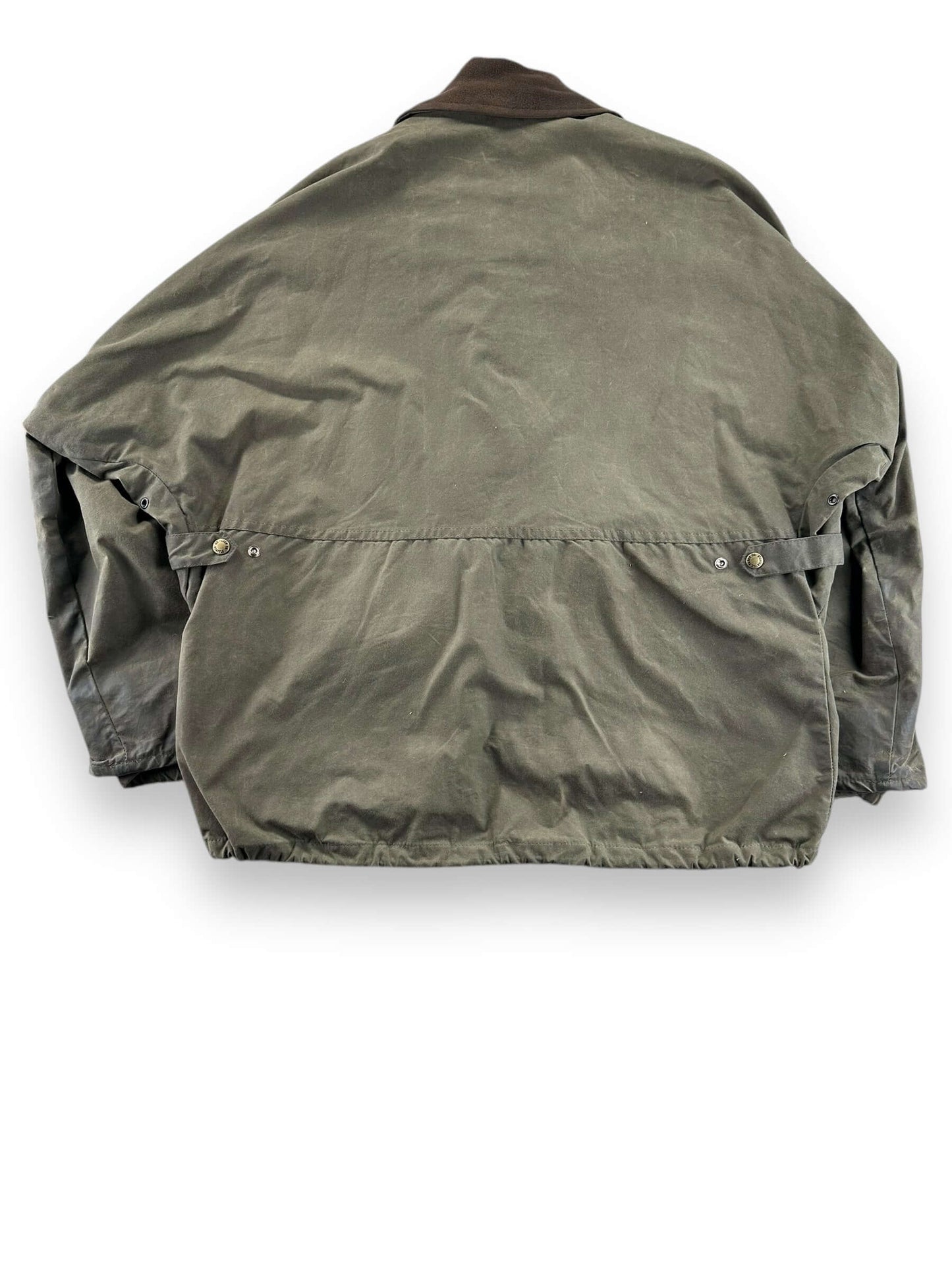 Rear View of Vintage Filson Tin Cloth Waxed Field Jacket SZ L