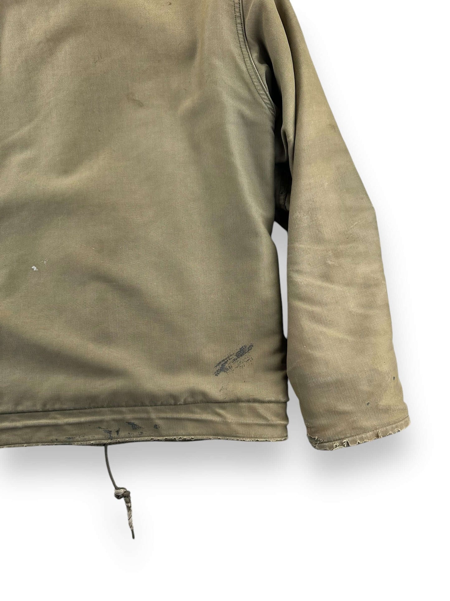 Right Rear View of Vintage USN 44 N-1 Deck Jacket SZ 40
