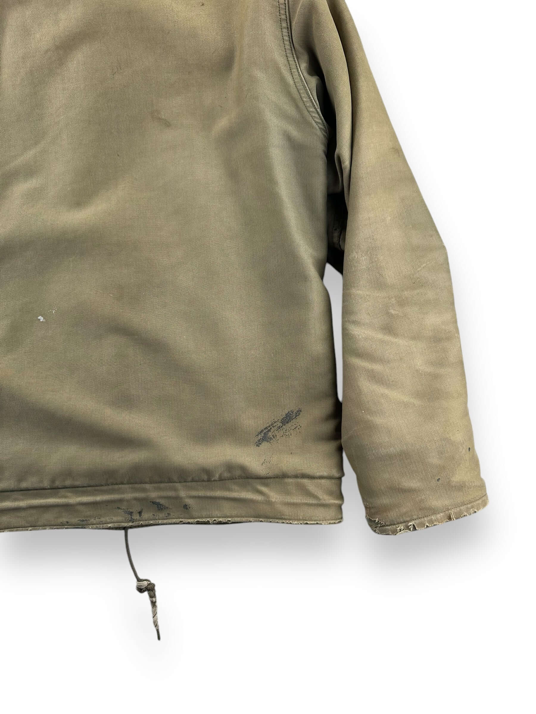 Right Rear View of Vintage USN 44 N-1 Deck Jacket SZ 40