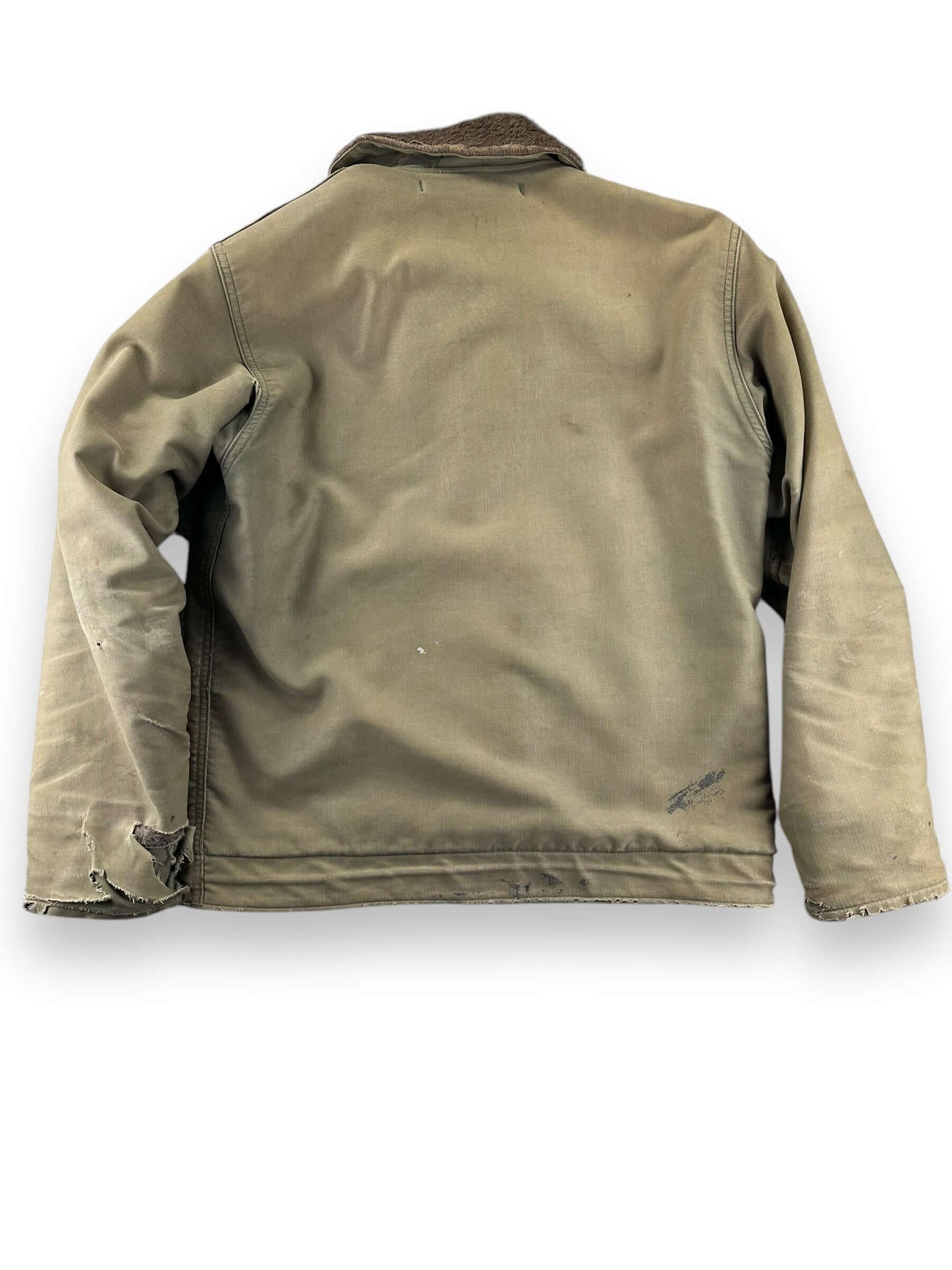 Rear View of Vintage USN 44 N-1 Deck Jacket SZ 40