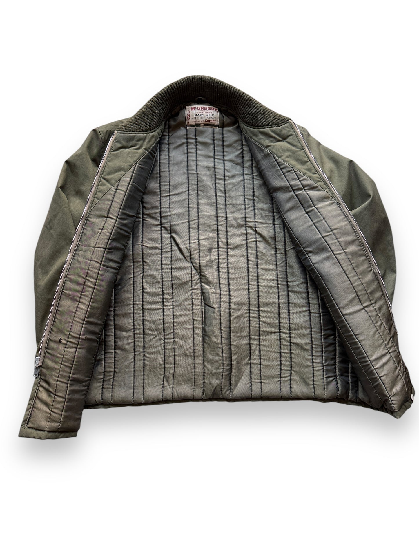 Liner View on Vintage McGregor Ram Jet Jacket SZ 44