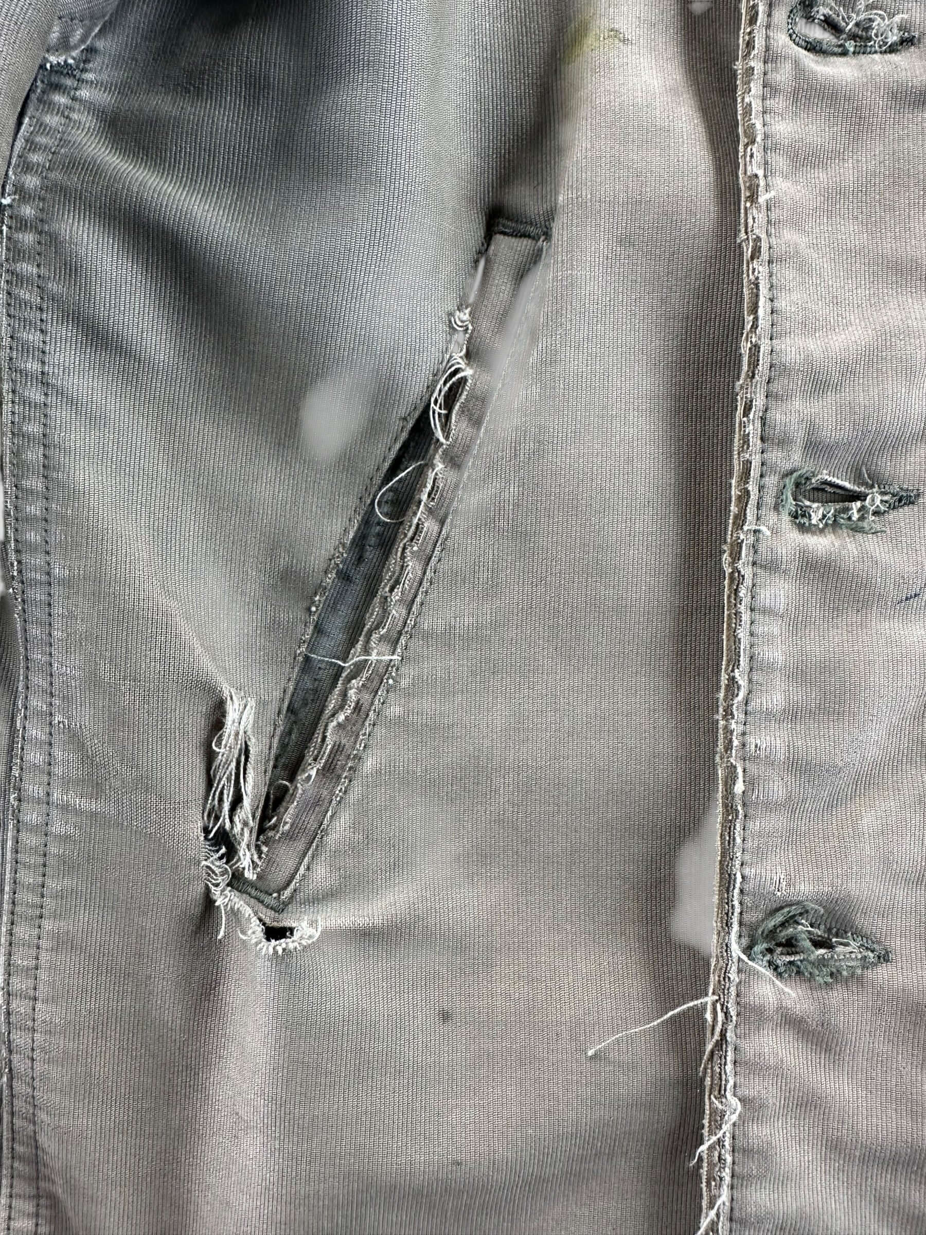 Right Pocket on Vintage USN 44 N-1 Deck Jacket SZ 40