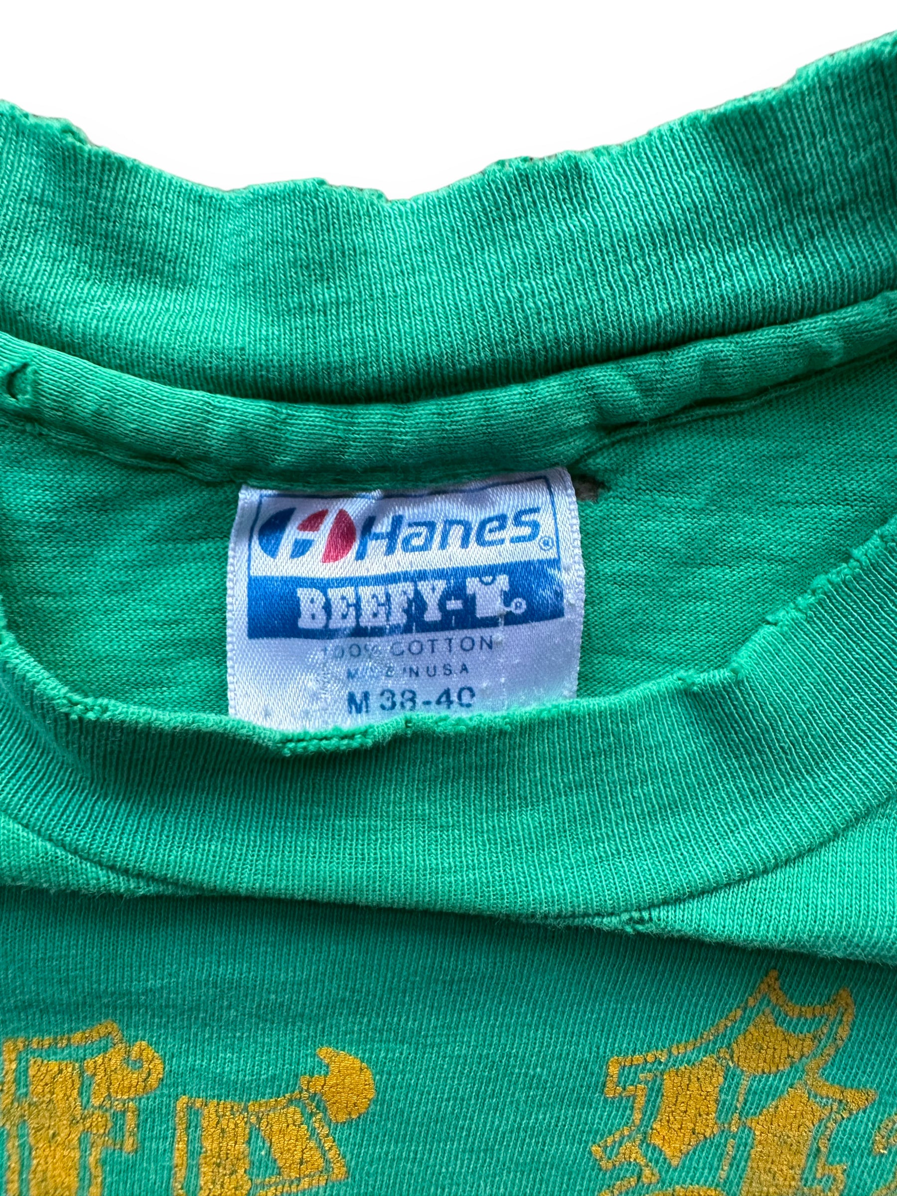 Tag of Vintage Distressed Seafood Restaurant Tee SZ M |  Vintage Fishing Tee Seattle | Barn Owl Vintage