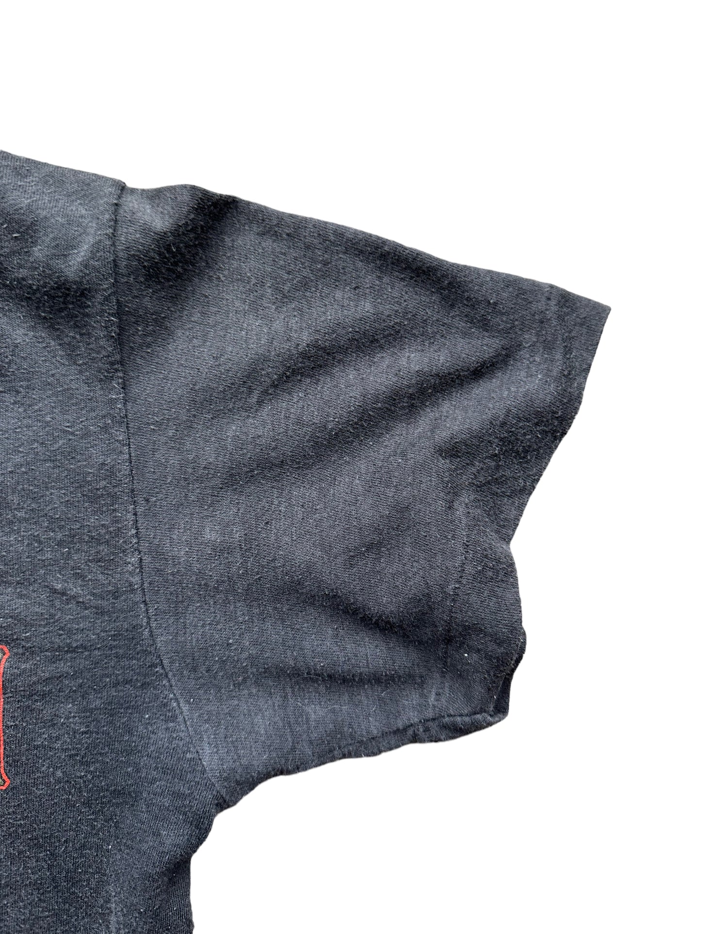 Sleeve of Vintage Harley Davidson Boise 3D Emblem Tee SZ M | Vintage Harley Tee | Barn Owl Vintage Seattle