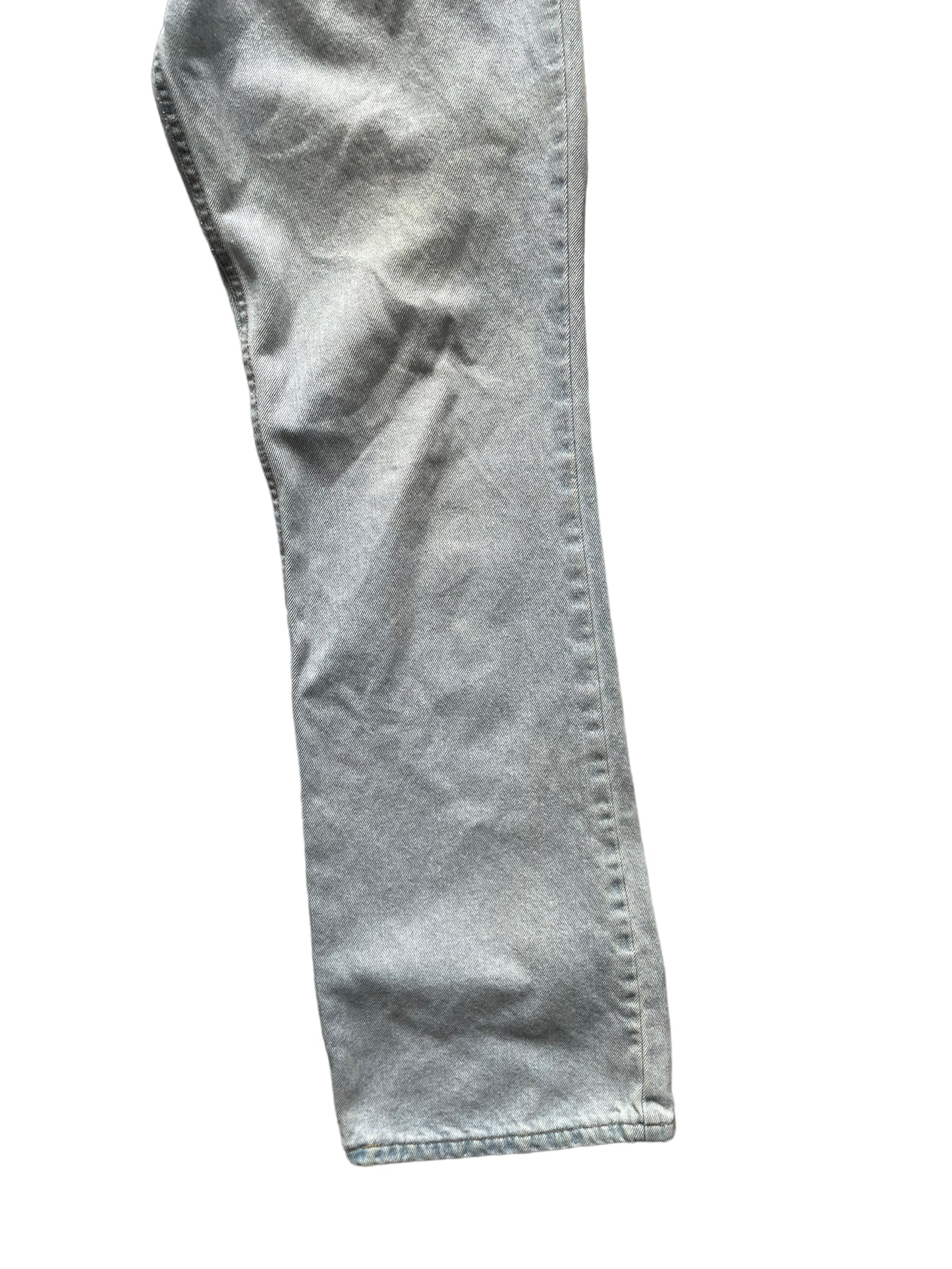 Front leg view of Vintage USA Levi's 518 34x32