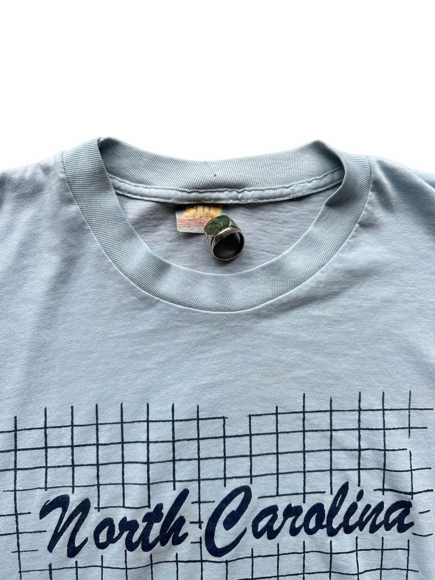 Tag detail of Vintage North Carolina Tee SZ XL | Vintage T-Shirts Seattle | Barn Owl Vintage Tees Seattle